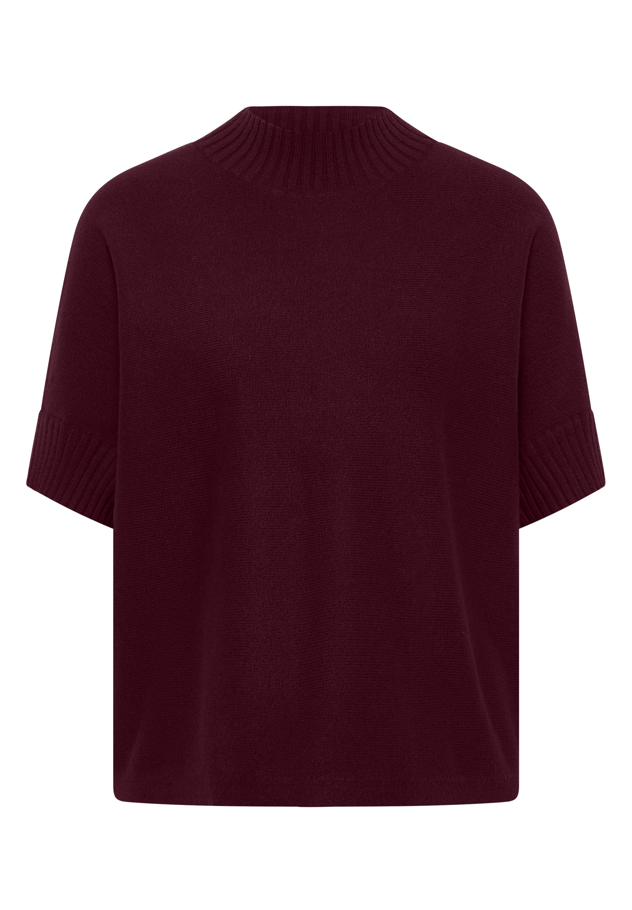 Cecil Kurzarmpullover im angenehmen Materialmix