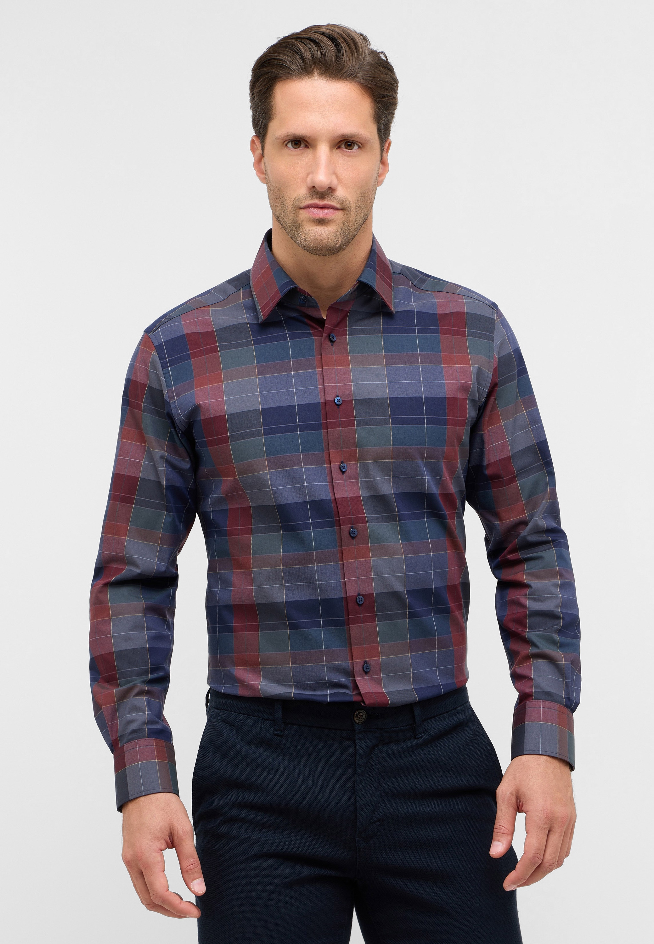 Eterna Langarmhemd "MODERN FIT" NON IRON (bügelfrei) günstig online kaufen
