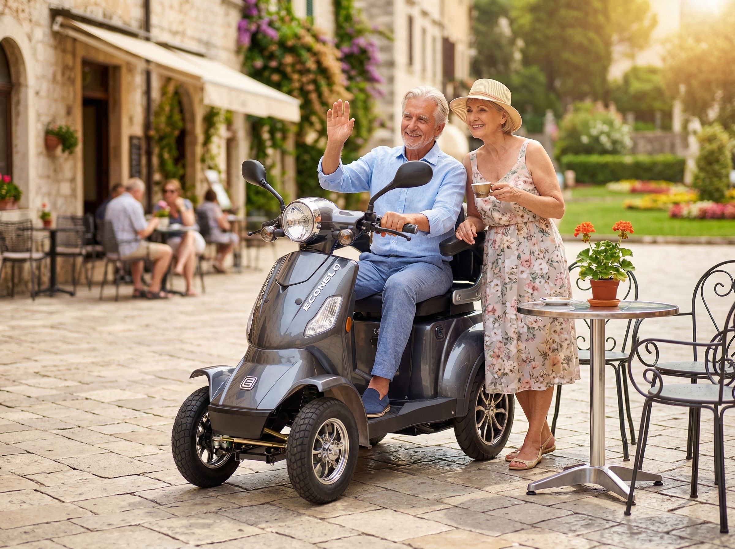 ECONELO Elektromobil »Seniorenmobil P4000, Blei-Akku, 25 km/h, 1000 Watt« 1.000 W 25 km/h