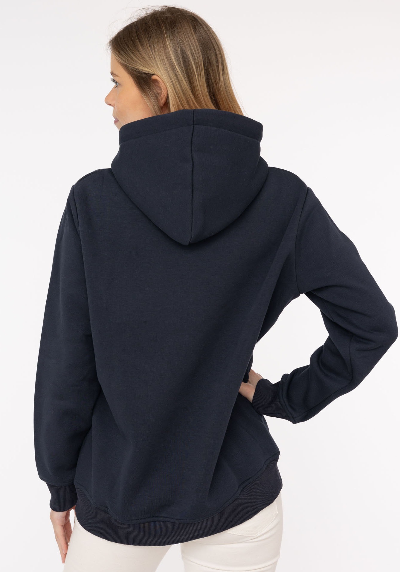 Zwillingsherz Hoodie ""Fernweh nach Meer"", mit maritimer Stickerei, Kängur günstig online kaufen