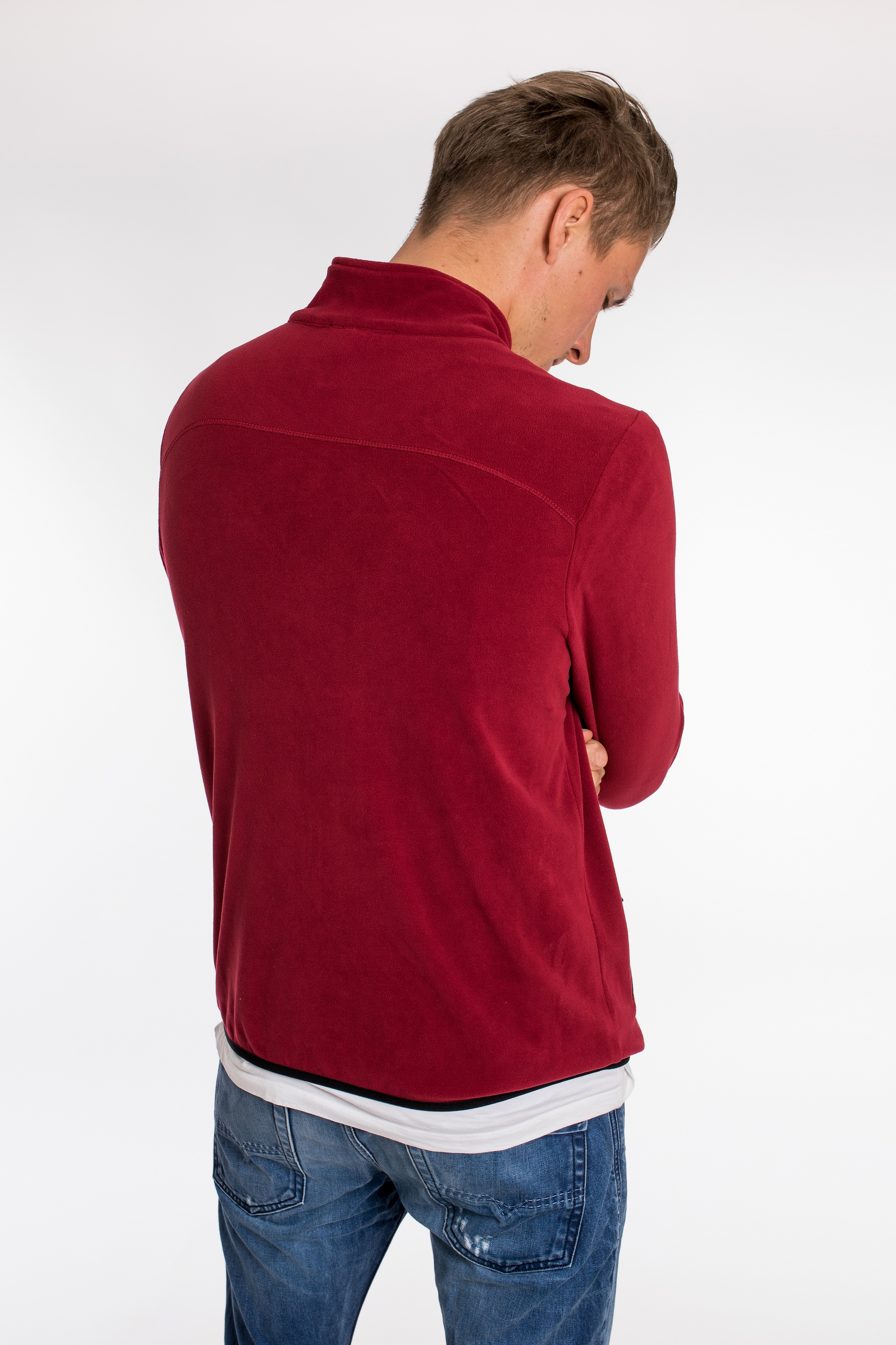 DEPROC Active Fleecejacke »KIRKVALE MEN«, weiche Fleecejacke in traditioneller Optik
