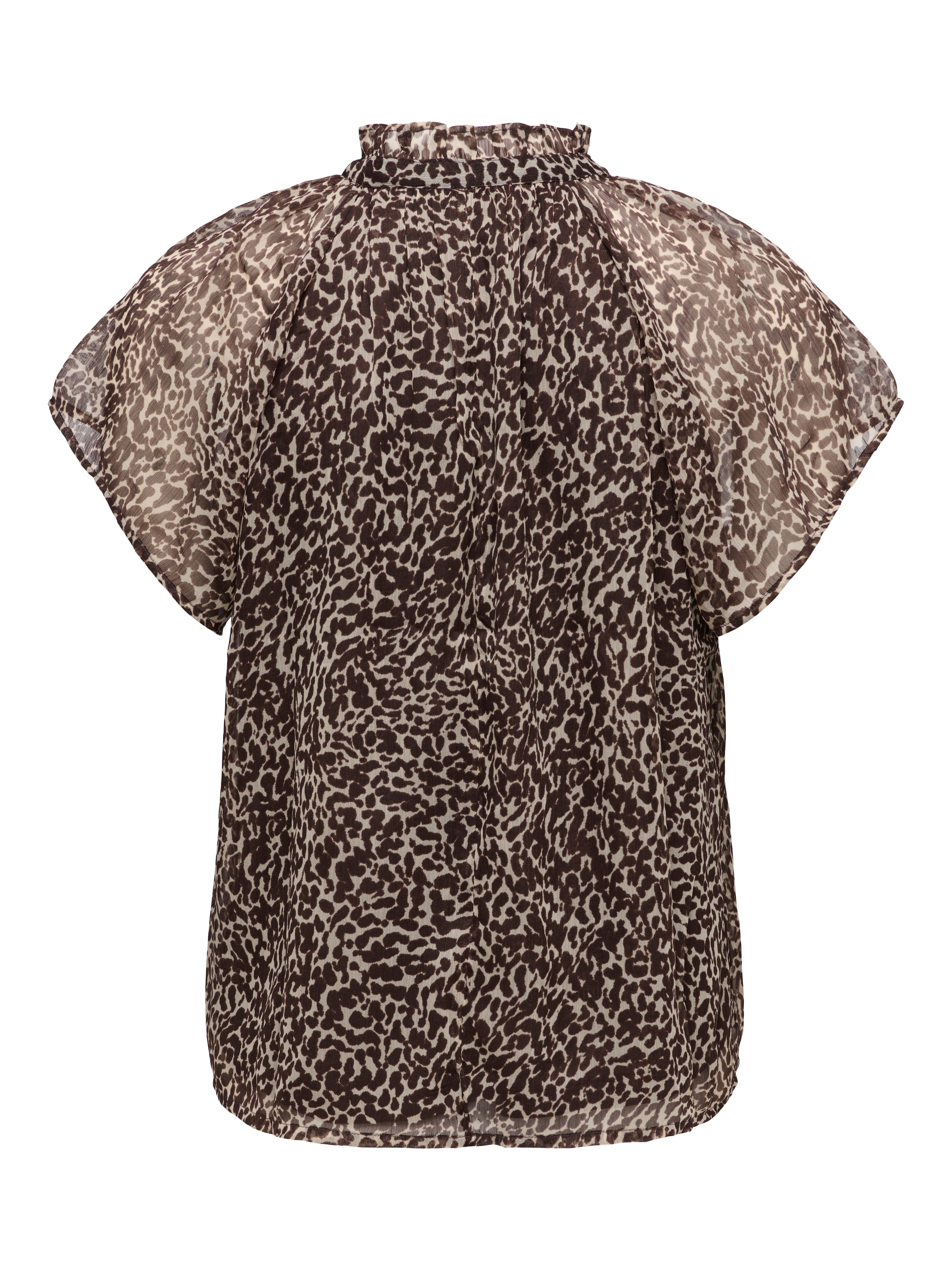 ONLY Chiffonbluse »ONLLERI-PENINNA S/S TIED NECK SHIRT WVN« Polyester, regular fit