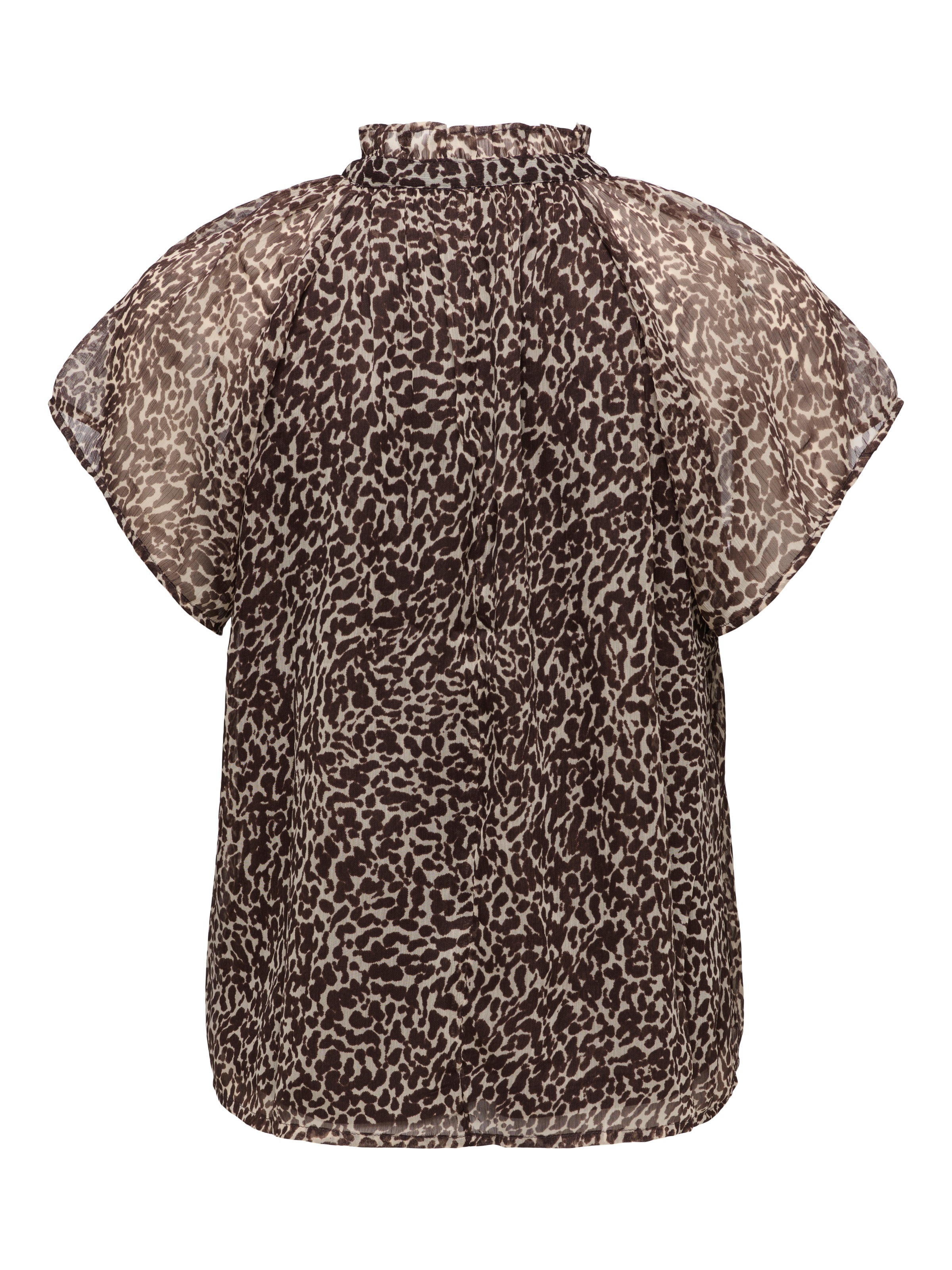 ONLY Chiffonbluse "ONLLERI-PENINNA S/S TIED NECK SHIRT WVN" Polyester, regu günstig online kaufen