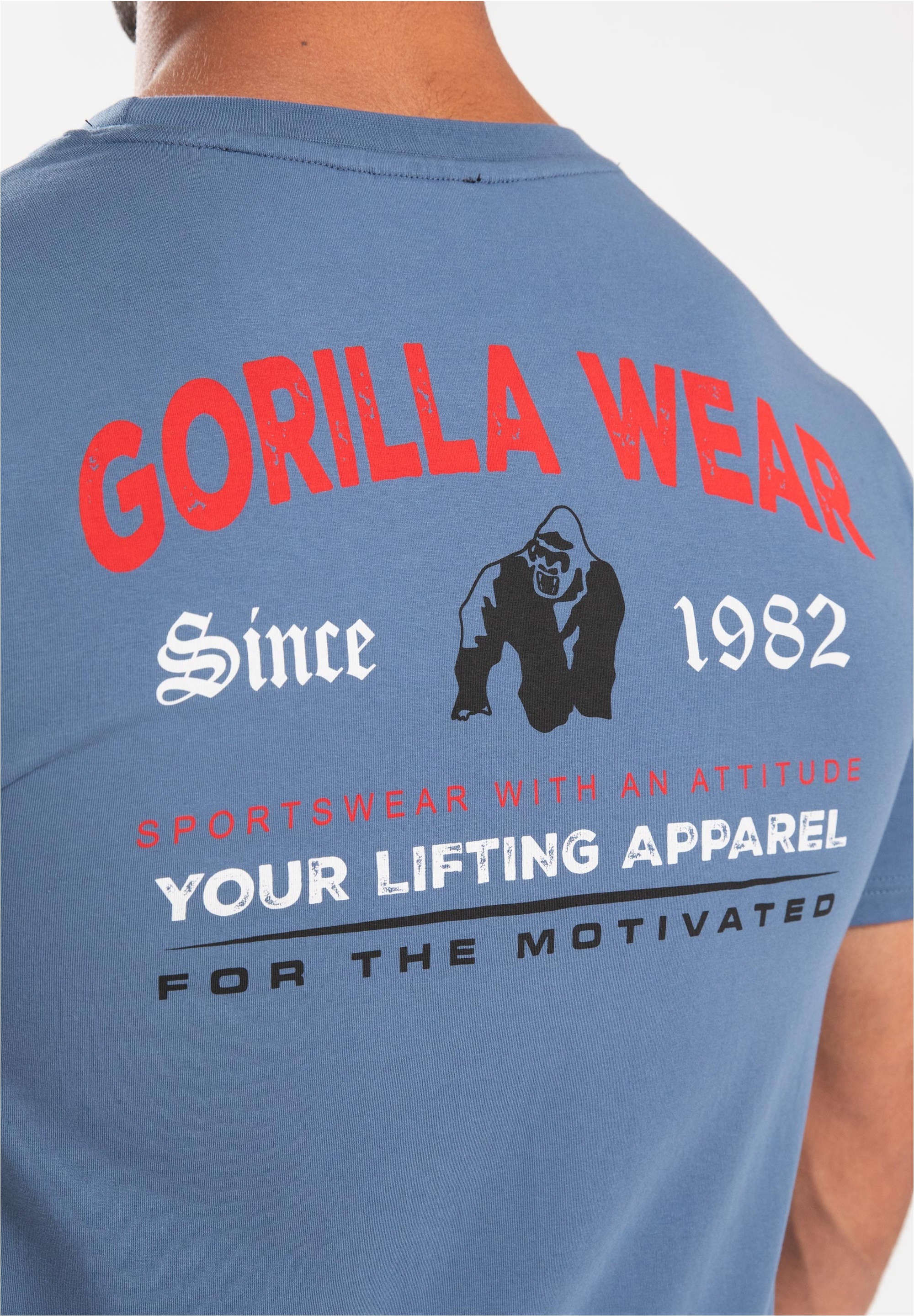 Gorilla Wear Funktionsshirt »Warren«, mit großem Backprint
