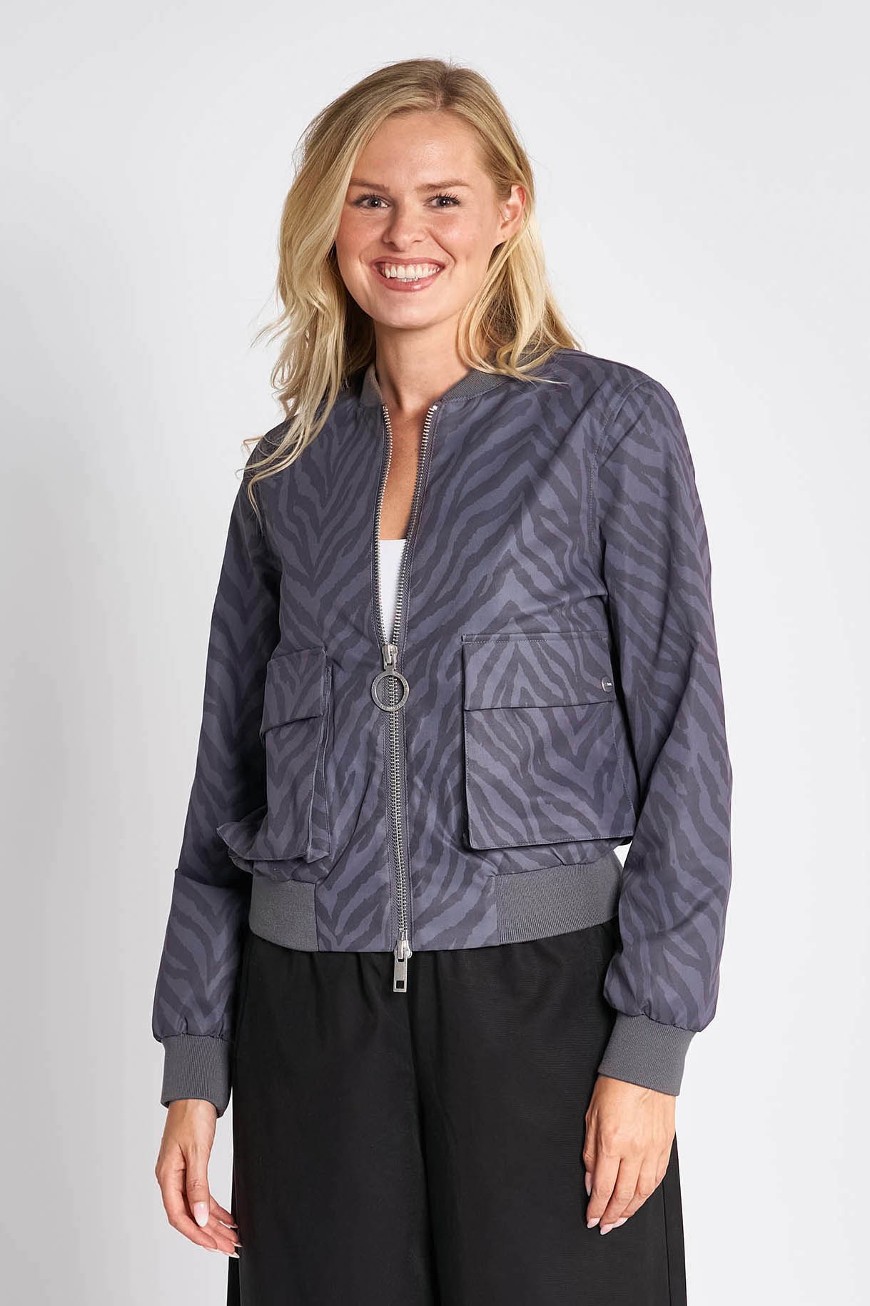 Zhrill Blouson, in Unifarbe
