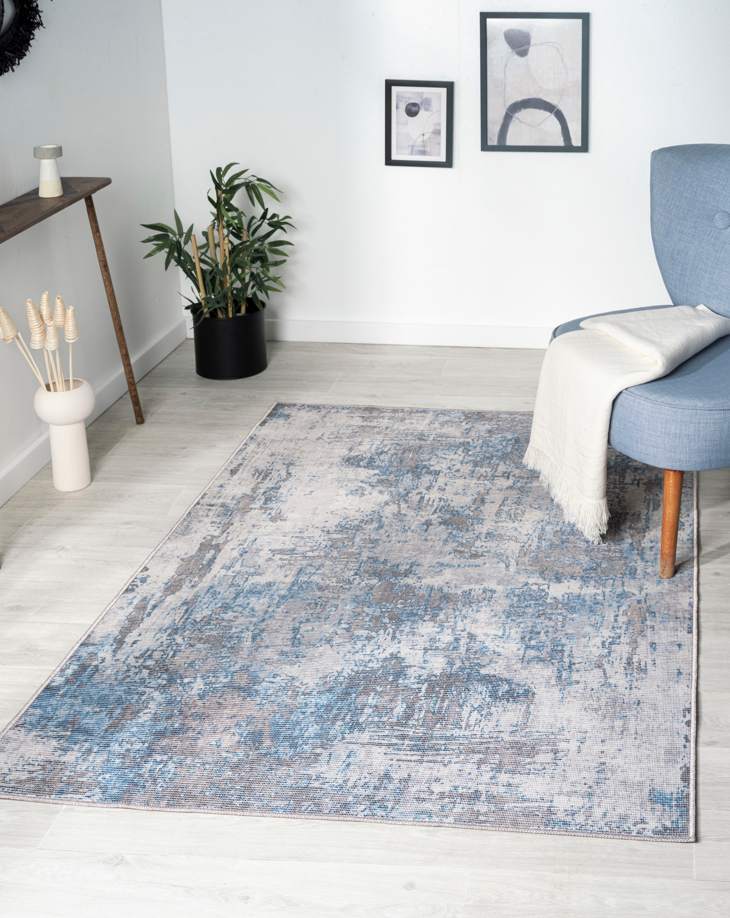 Myflair Möbel & Accessoires Teppich "Avery" rechteckig 10 mm Höhe Kurzflor, günstig online kaufen