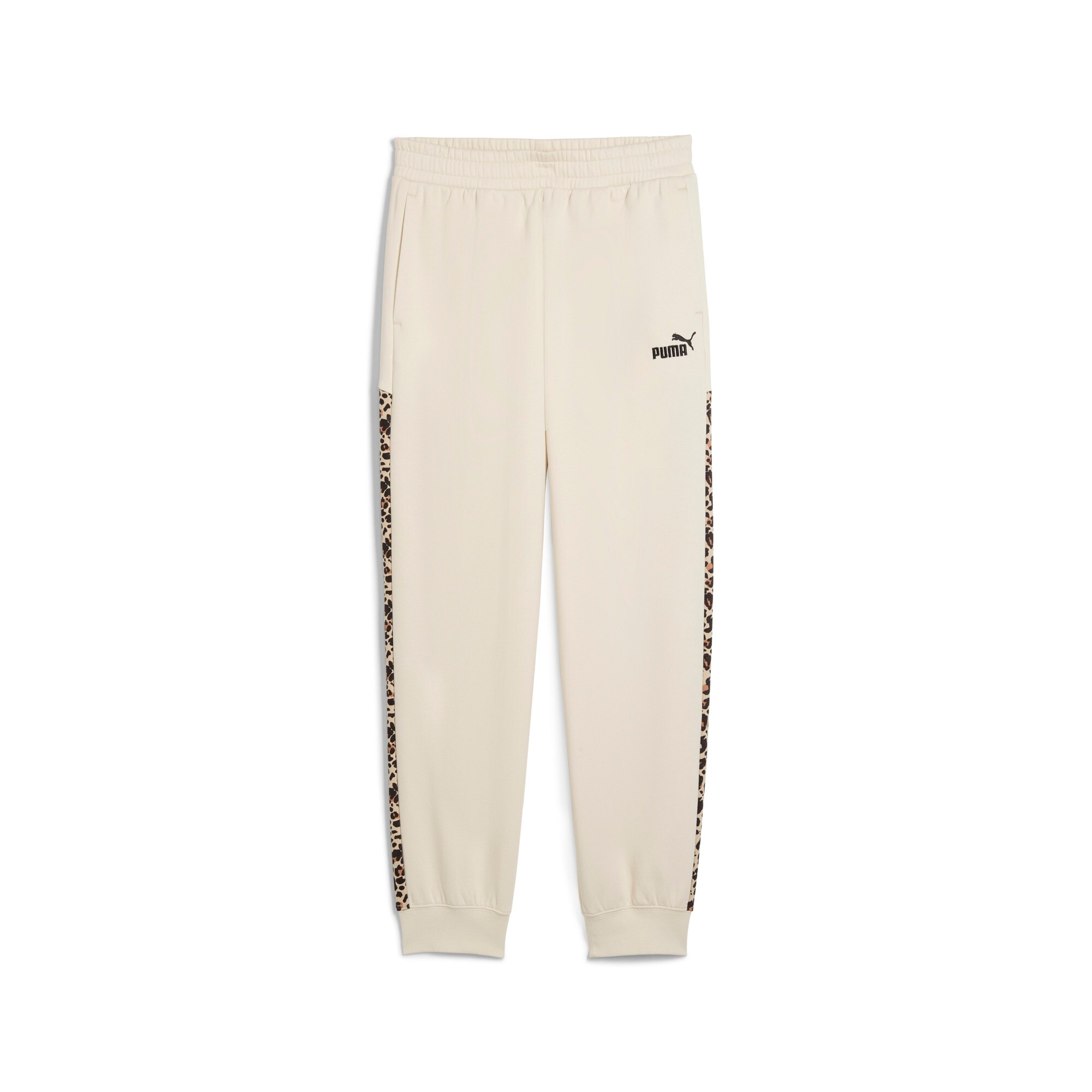 PUMA Trainingshose »ESS GRAPHIC ANIMAL COMFORT HIGH-WAIST SWEATPANTS FL CL«  sportlicher Stil, für vielseitige Aktivitäten, mit Eingrifftaschen
