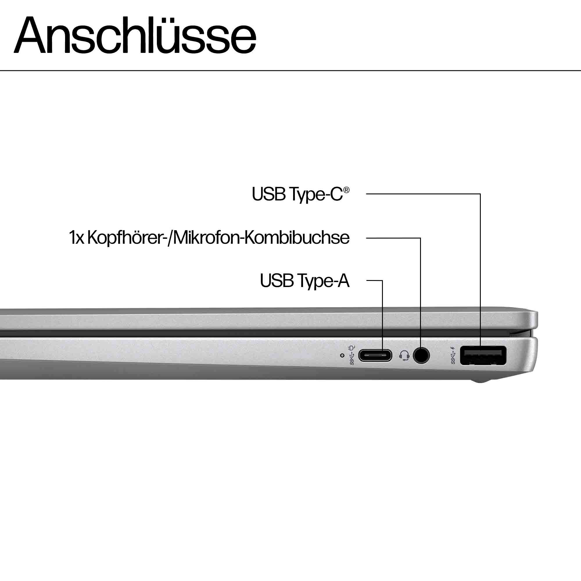 HP Chromebook »14b-cd0011ng«, 35,6 cm, / 14 Zoll, Intel, UHD Graphics, 128 GB SSD