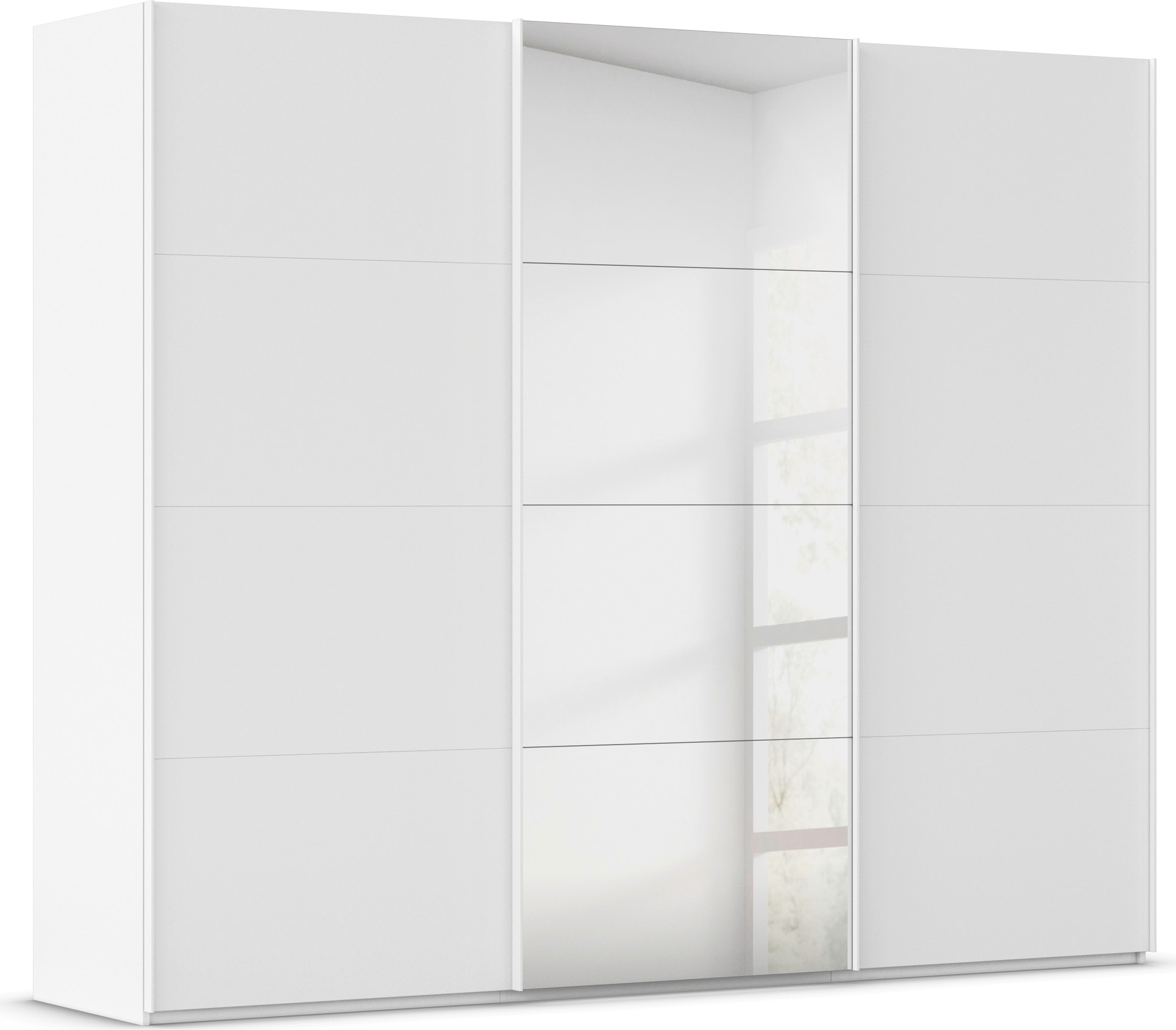 rauch "Kleiderschrank Schrank Garderobe Schlafzimmerschrank SCALE-FYRA" edle viergeteilte Türen mit Spiegel und vielen Farben MADE IN GERMANY