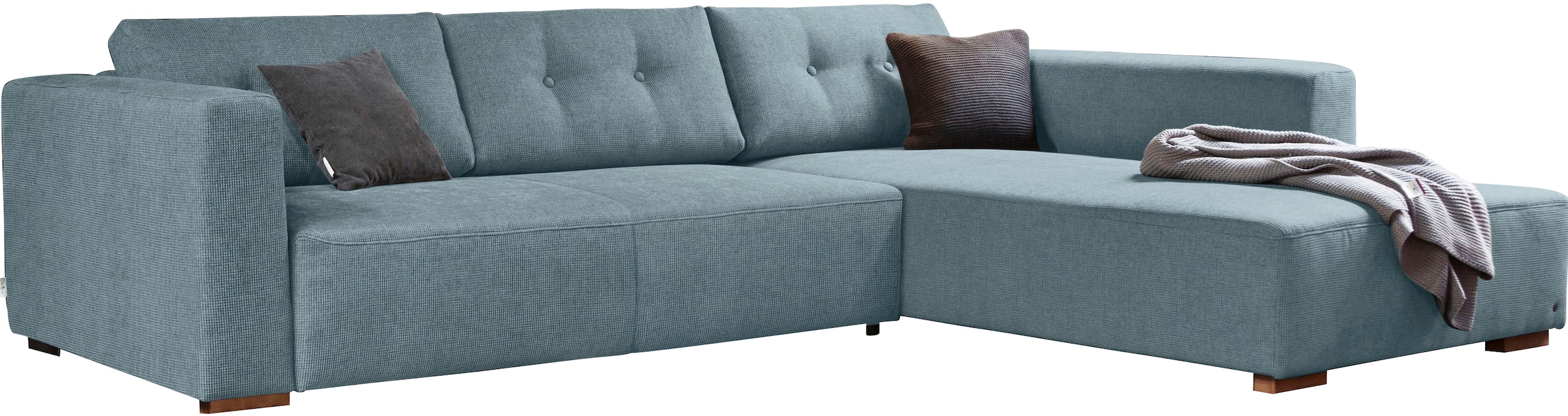 TOM TAILOR HOME Ecksofa "HEAVEN CHIC M", aus der COLORS COLLECTION, wahlweise mit Bettfunktion & Bettkasten