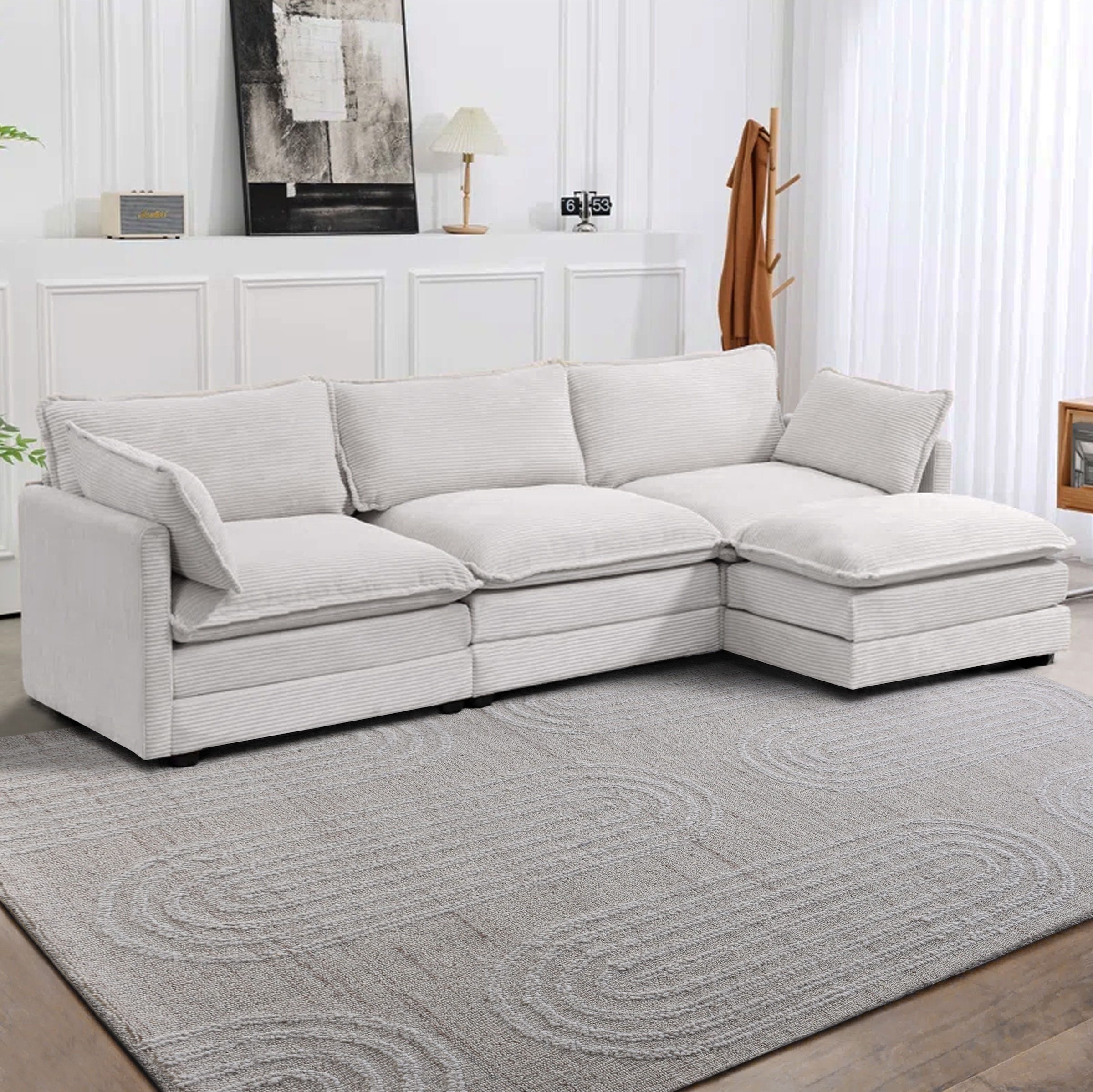 my home Wollteppich »Boras«, rechteckig, 11 mm Höhe, handgearbeitete Teppiche, Wohnzimmer, Schlafzimmer, Esszimmer