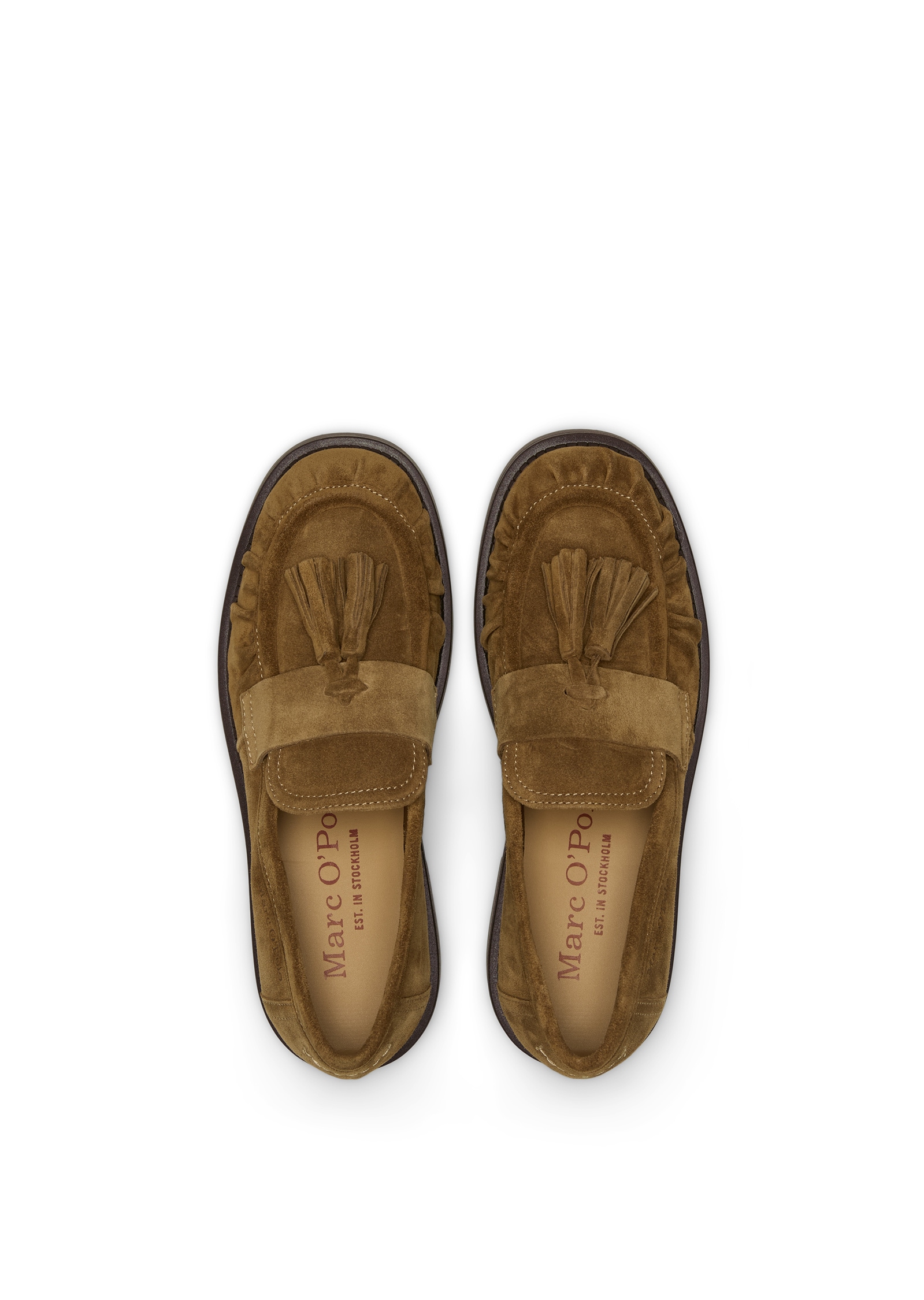 Marc O'Polo Loafer »aus geöltem Veloursleder«