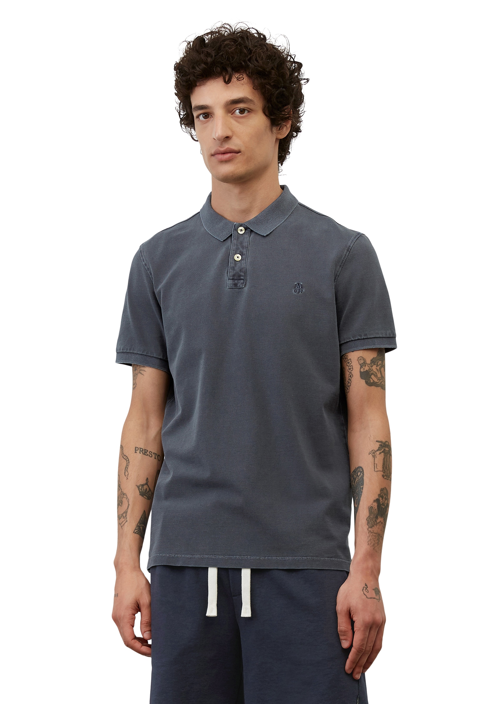 Marc OPolo Poloshirt mit dezenter Logostickerei günstig online kaufen