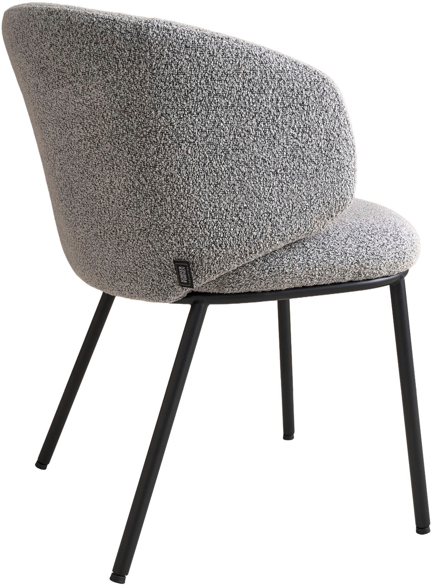 SCHÖNER WOHNEN-Kollektion Esszimmerstuhl »SUNJA« () 1 Stk.Bezug Bouclé, Untergestell Metall pulverbeschichtet