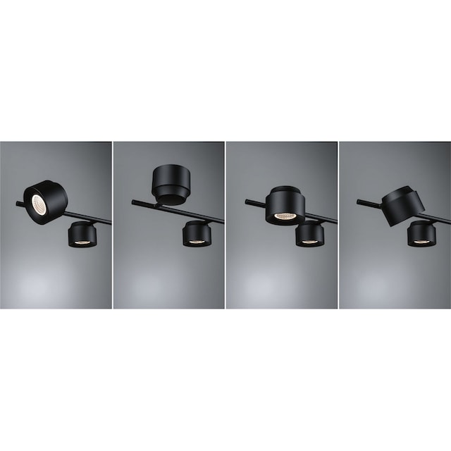 Paulmann LED Pendelleuchte »Puric Pane Effect 6x 6,5W Schwarz 230V Metall/ Kunststoff«, 6 flammig-flammig, 3-step-dimmbar | BAUR