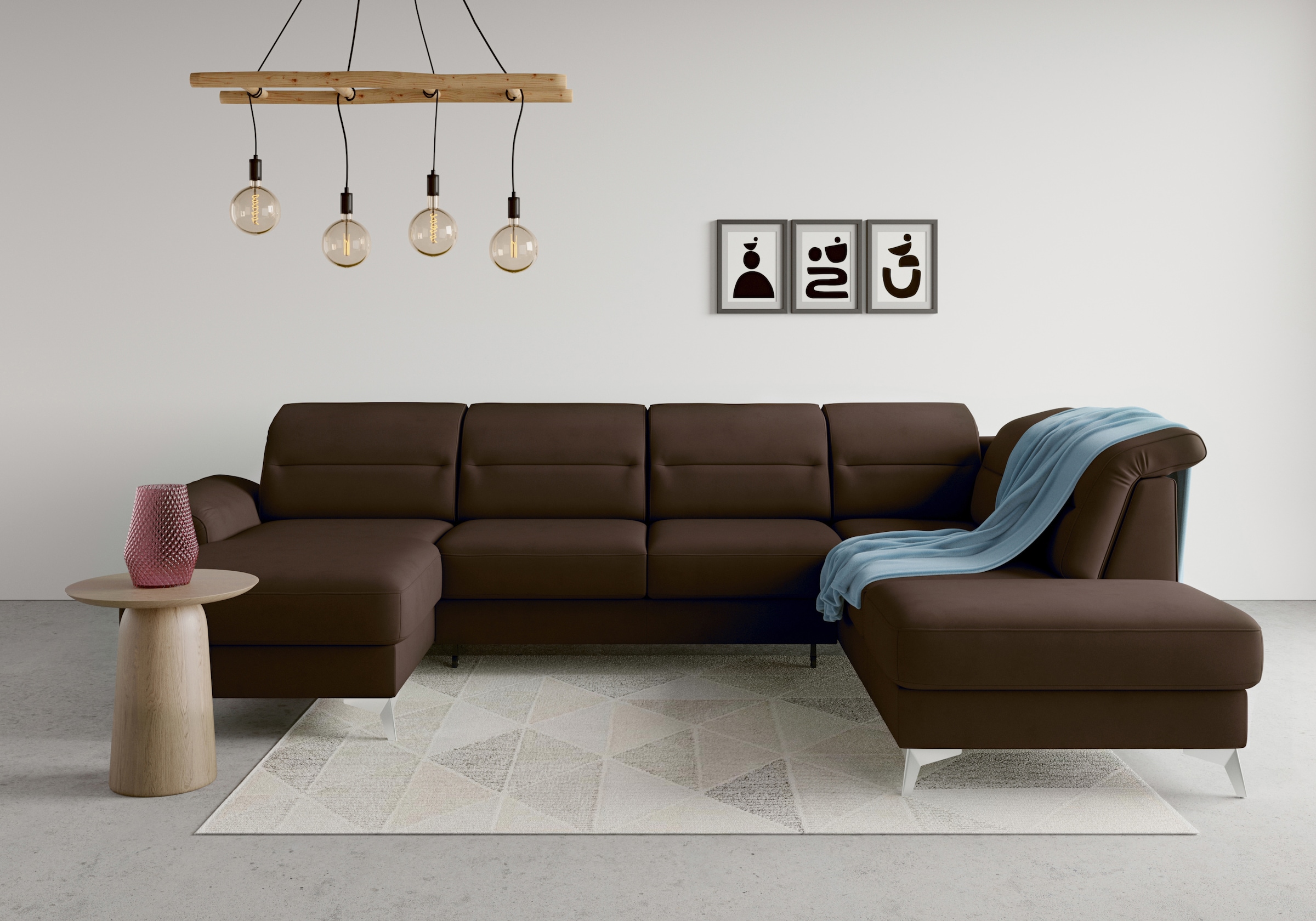 sit&more Wohnlandschaft "Sinatra U-Form" optional mit Kopfteilverstellung u günstig online kaufen