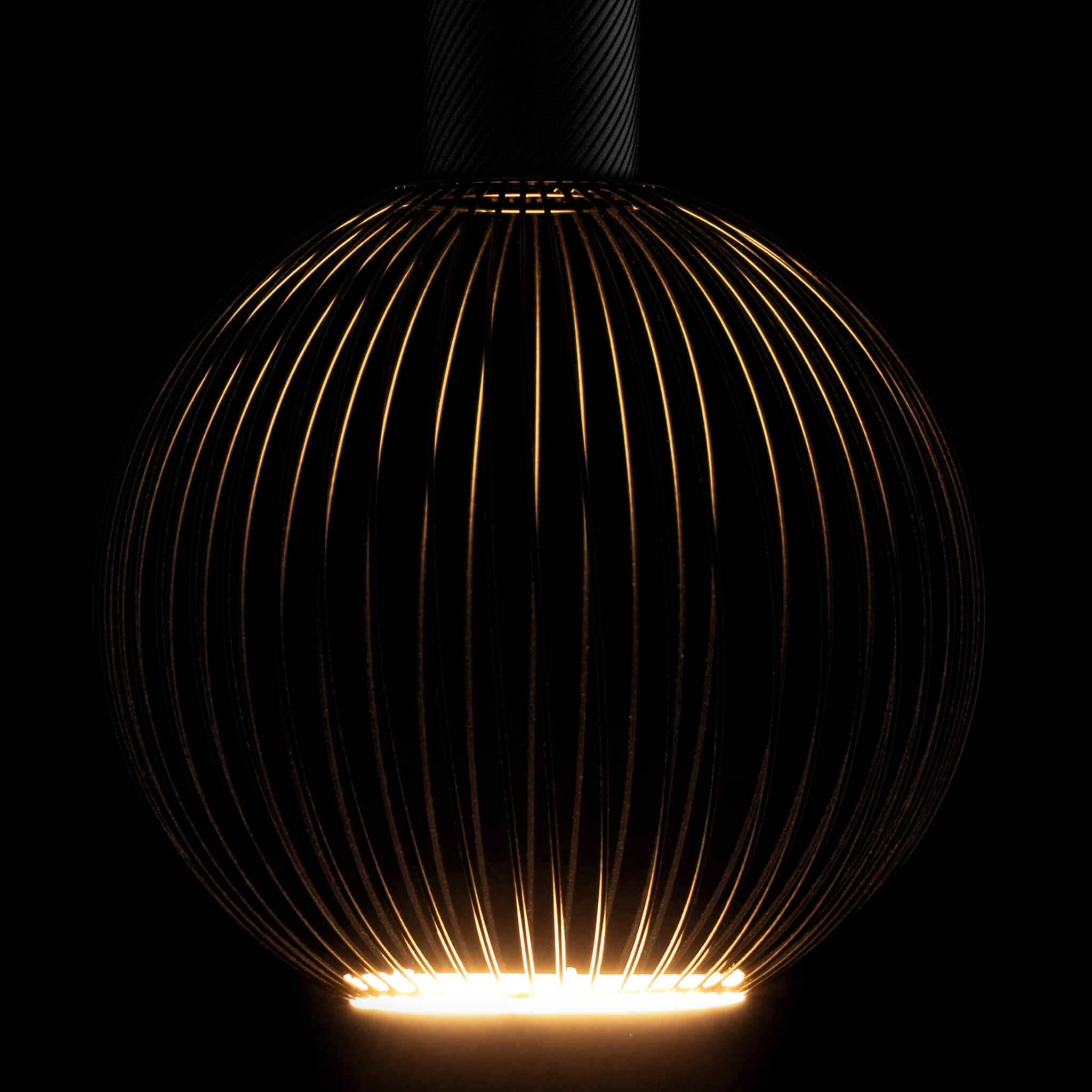 SEGULA LED-Filament »LED Floating Filo« E27 1 Stk. Extra-Warmweiß LED Floating Filo Globe 180 black 
E27, 5W, 2200K, 380lm