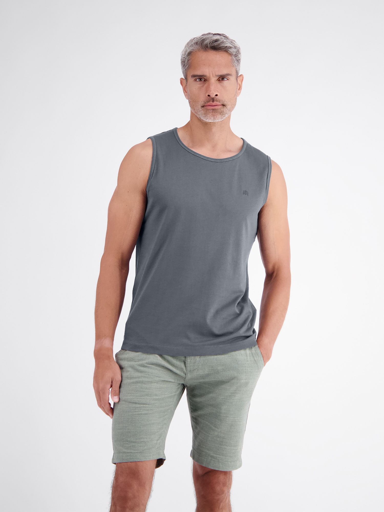 LERROS 1100000002199 "Sportliches Tanktop aus Baumwolle mit Rundhalskragen"