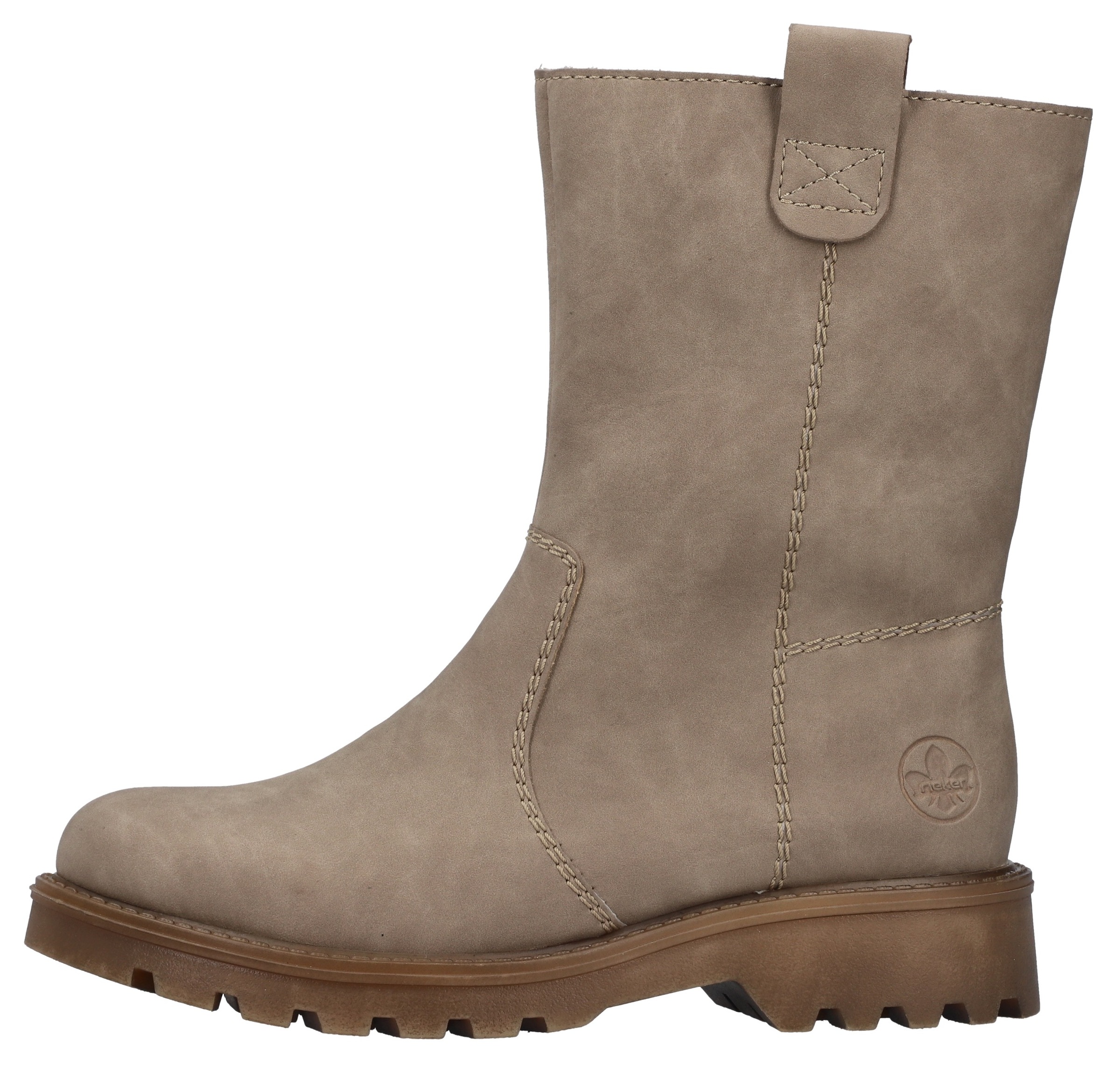 Rieker Winterstiefelette, Winterboots, Profilsohle, mit Innenreißverschluss