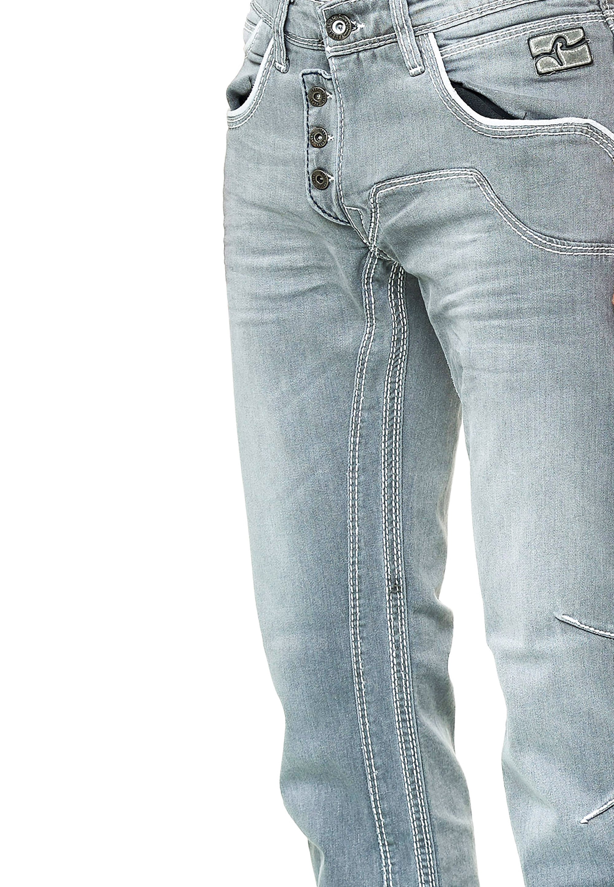 im | Fit-Schnitt bequemen für Neal Rusty Straight-Jeans, Straight ▷ BAUR