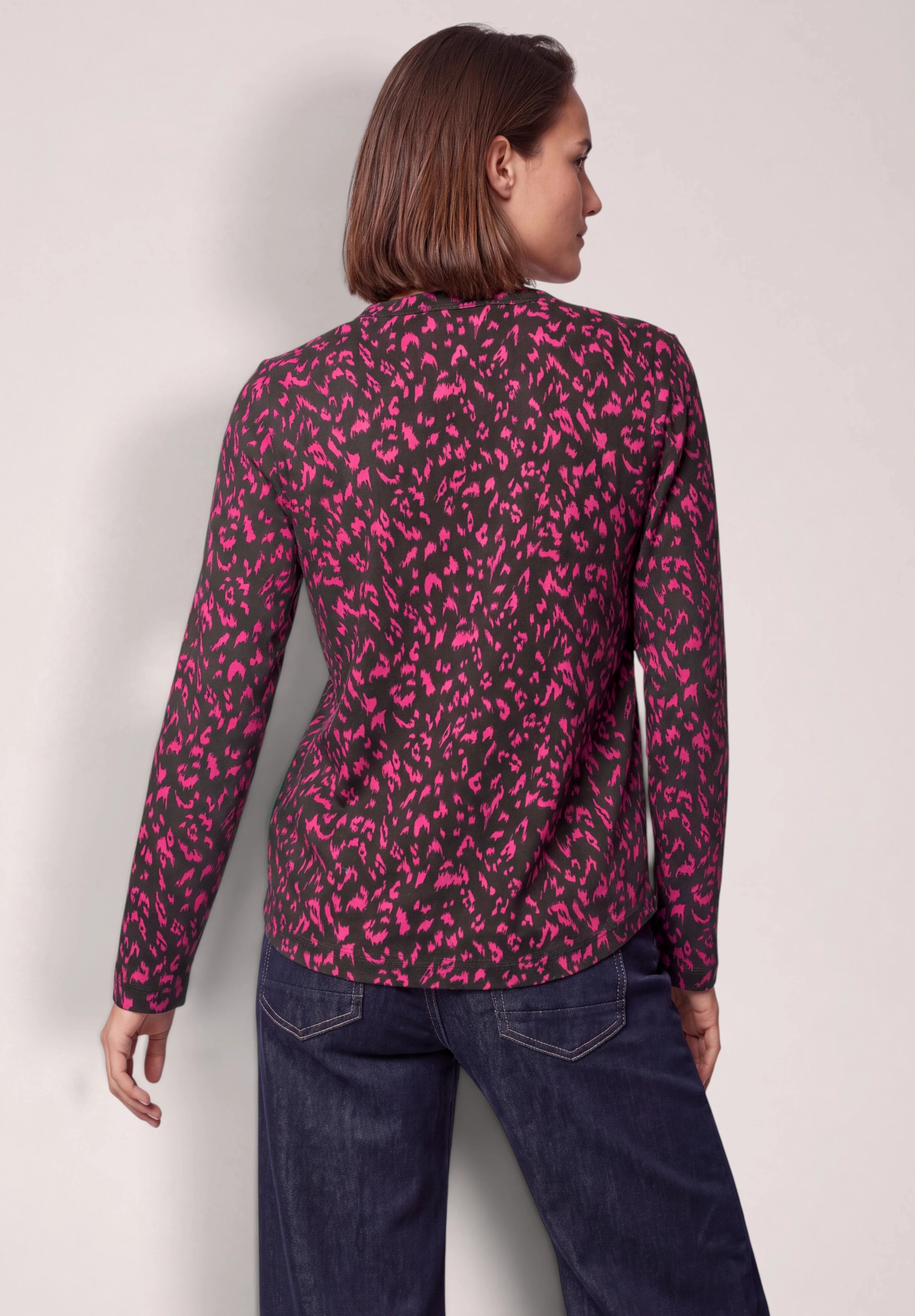 Cecil Langarmshirt im soften Baumwoll-Mix
