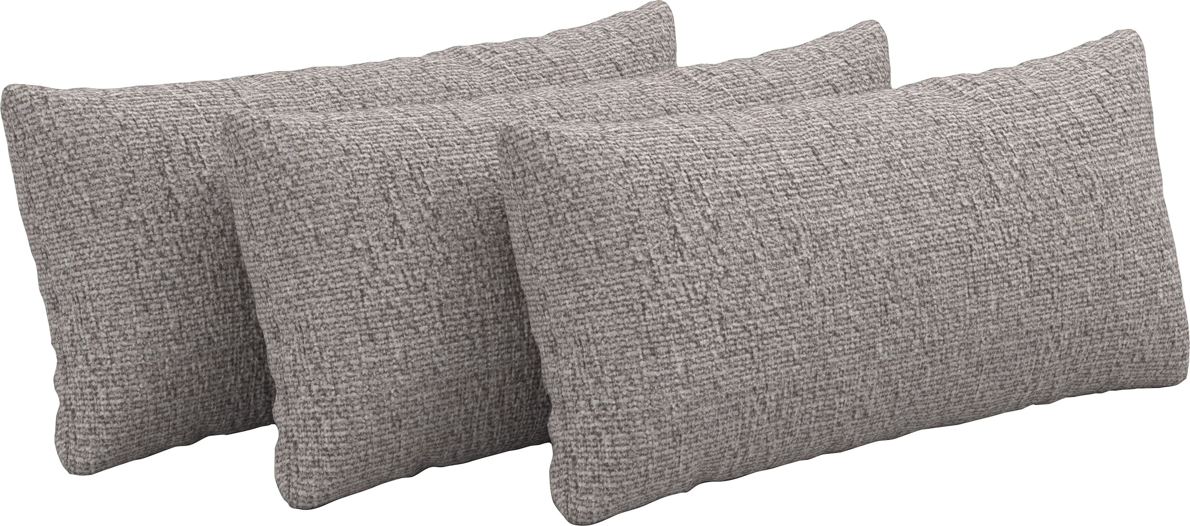 Auflagekissen SIT & MORE, B:60cm H:30cm T:10cm, silber, 100% Polyester, Polsterauflagen, "Dance"