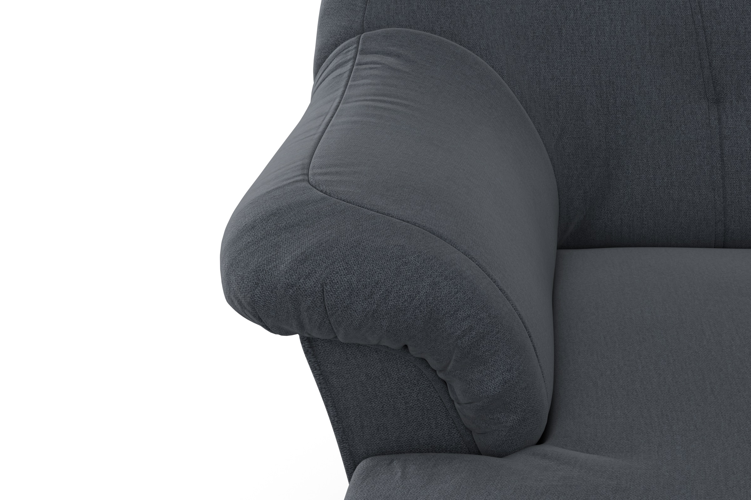 DOMO collection Wohnlandschaft »Pegnitz, zeitlos und modern, mit attraktiver Rückensteppung, U-Form«, wahlweise mit Bettfunktion