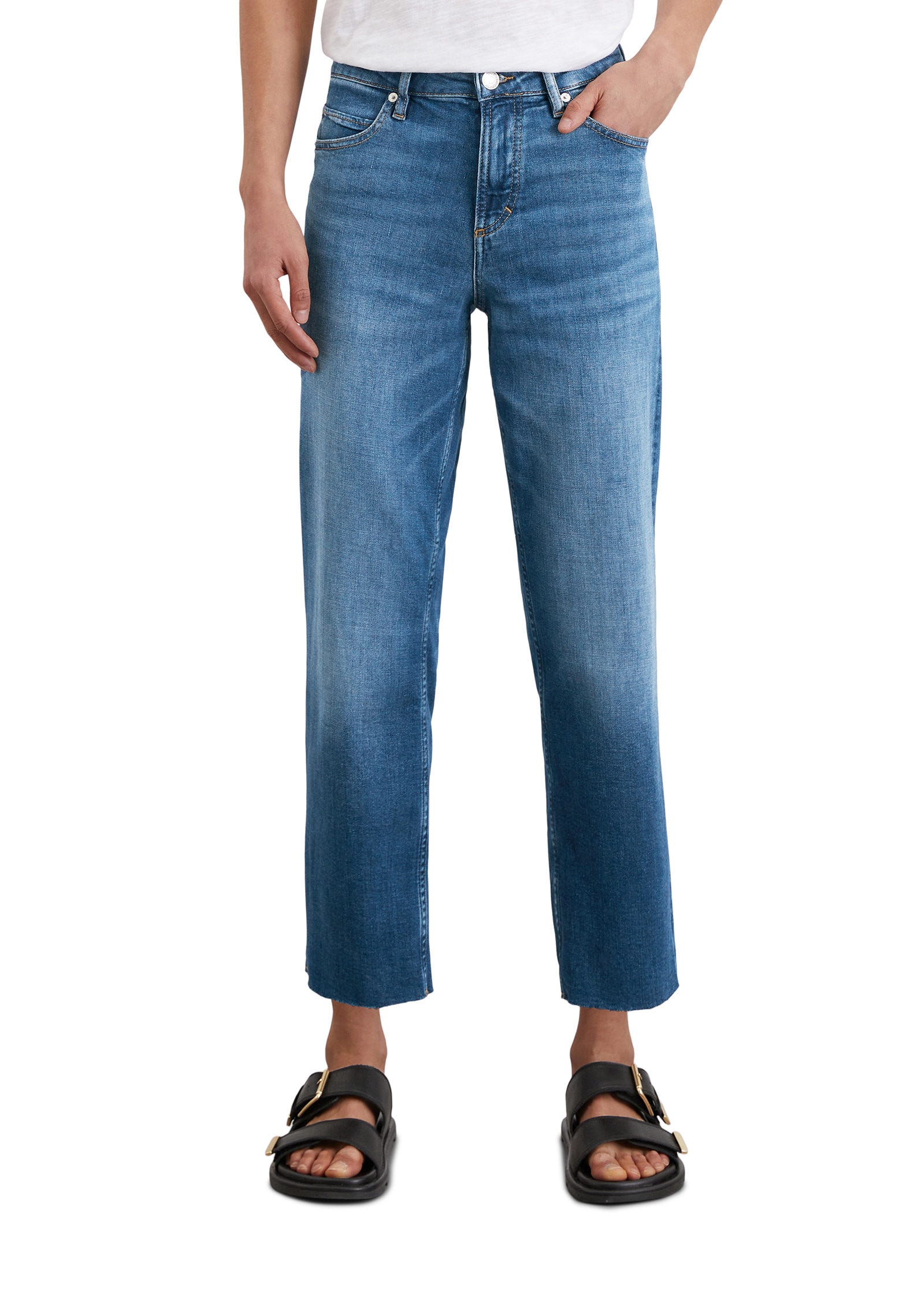 Marc O'Polo Straight-Jeans »aus Cashmere Touch Den...
