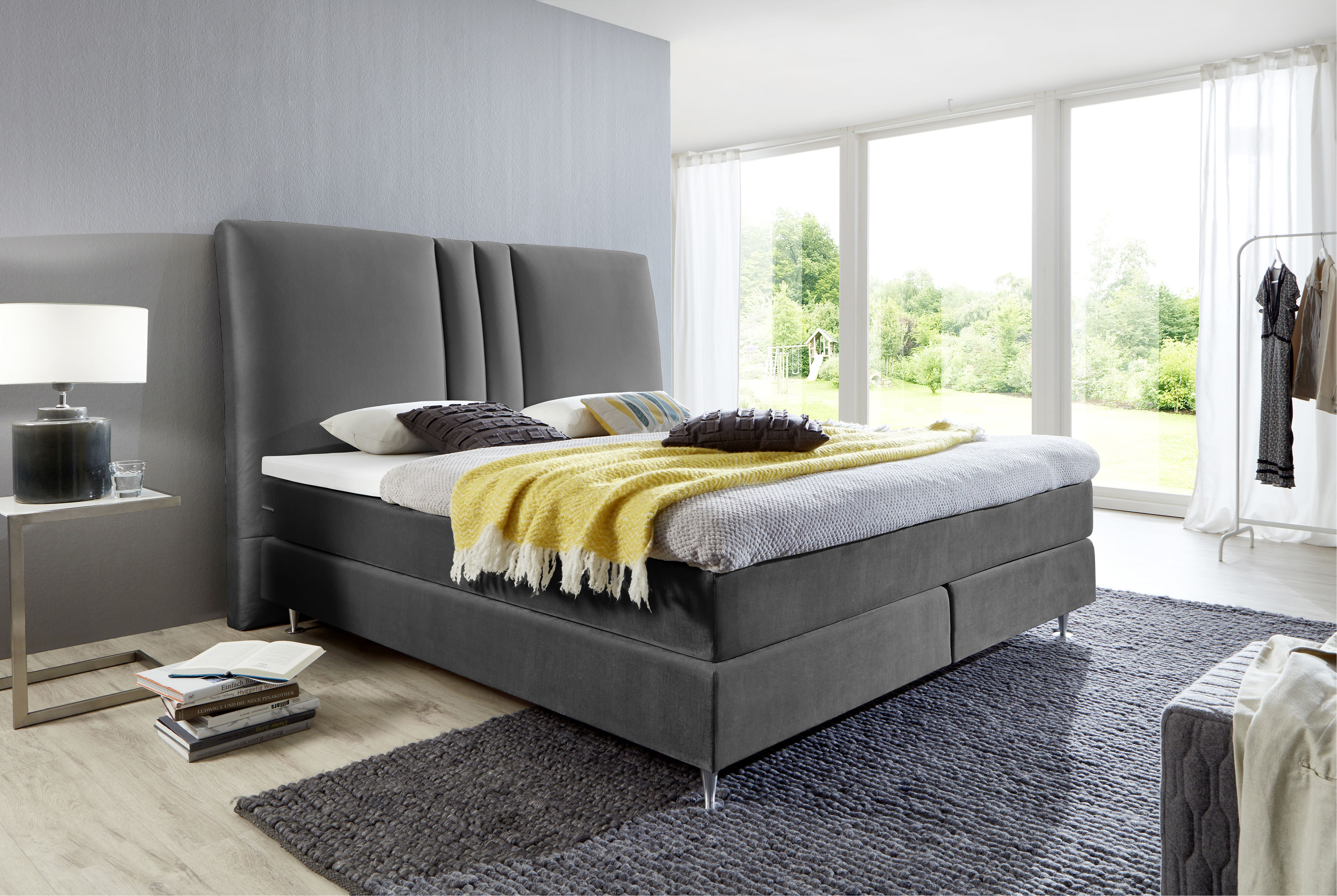 ATLANTIC home collection "Rita" mit Topper und hohen Kopfteil