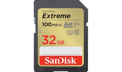 Speicherkarte »Extreme 32GB«, (UHS Class 3 100 MB/s Lesegeschwindigkeit)