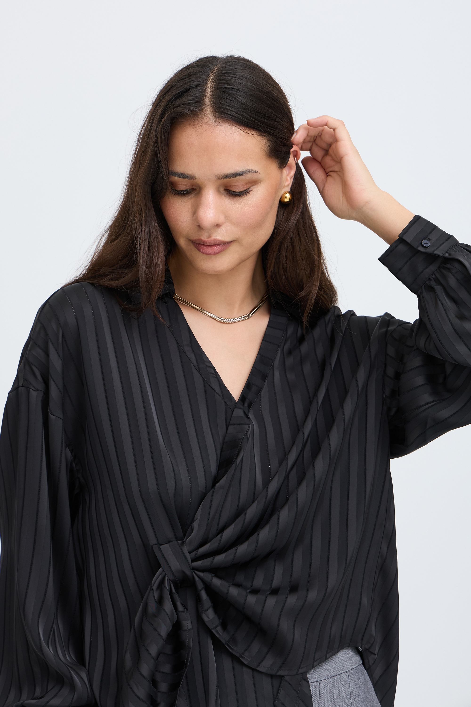 b.young Langarmbluse »b.young Bluse langarm BYXHILILLA«