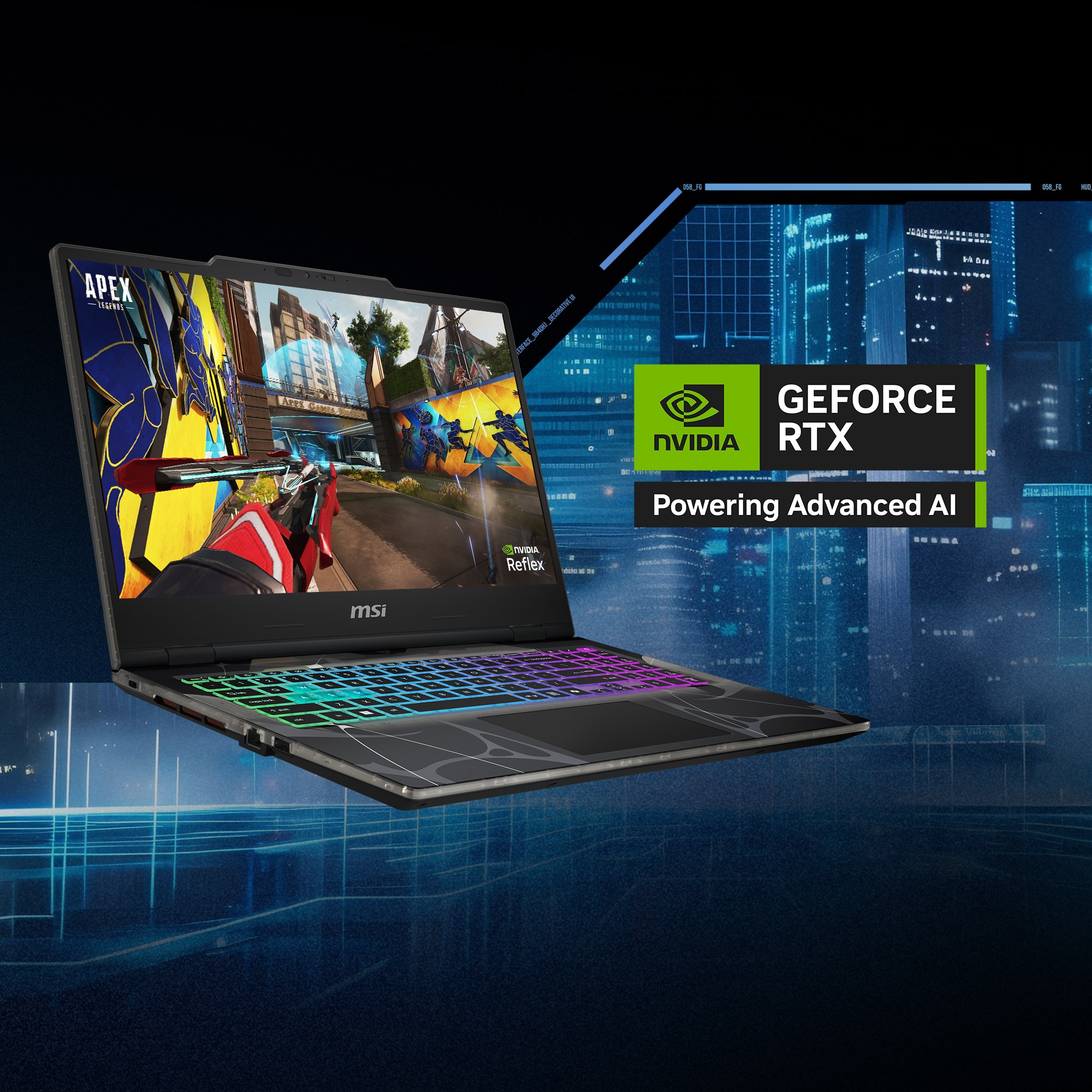 MSI Gaming-Notebook »Cyborg 15 B2RWFKG-401« 39,6 cm / 15,6 ″ Intel Core 7 GeForce RTX 5060 512 GB SSD