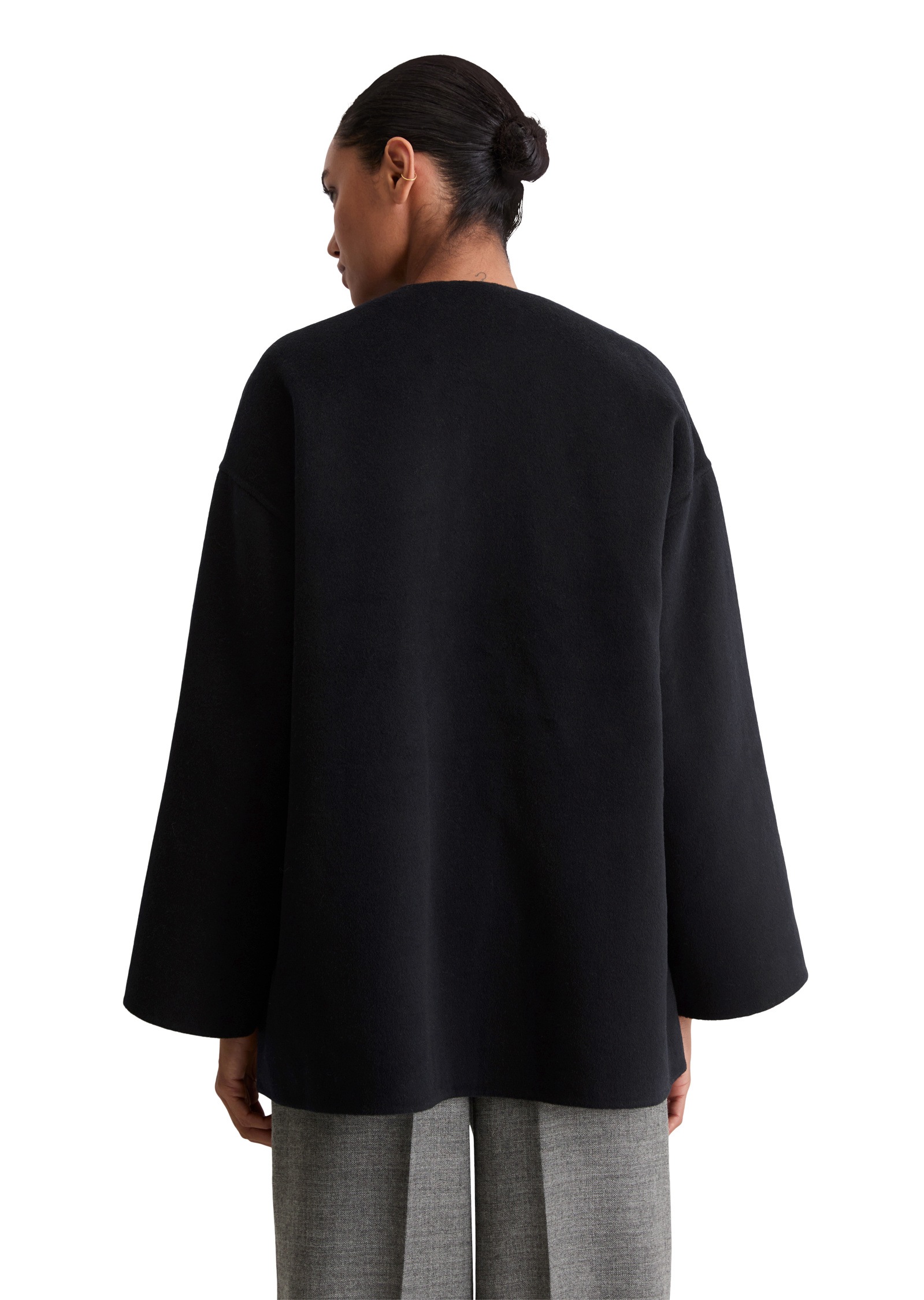 Marc O'Polo Outdoorjacke »mit abnehmbarem Schal« ohne Kapuze