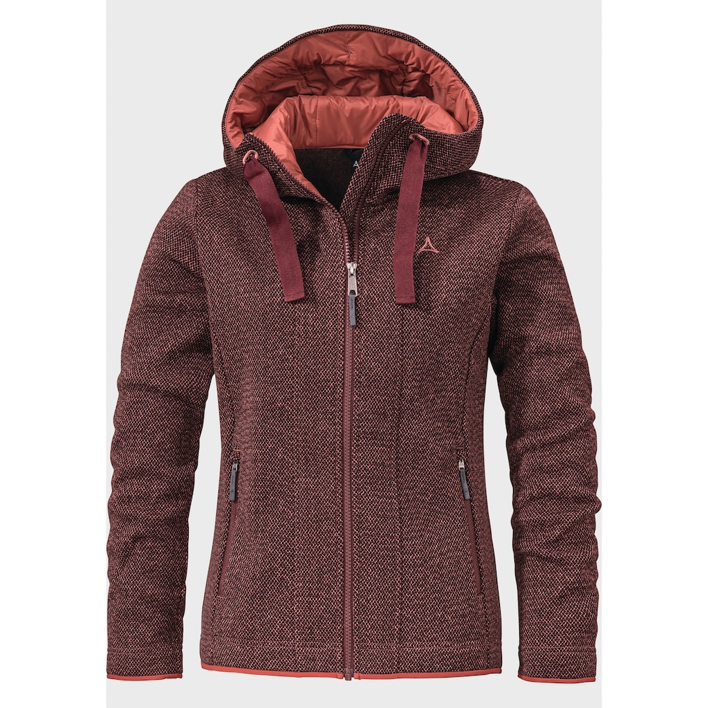 Schöffel Fleecejacke »Fleece Hoody Aurora L«, mit Kapuze