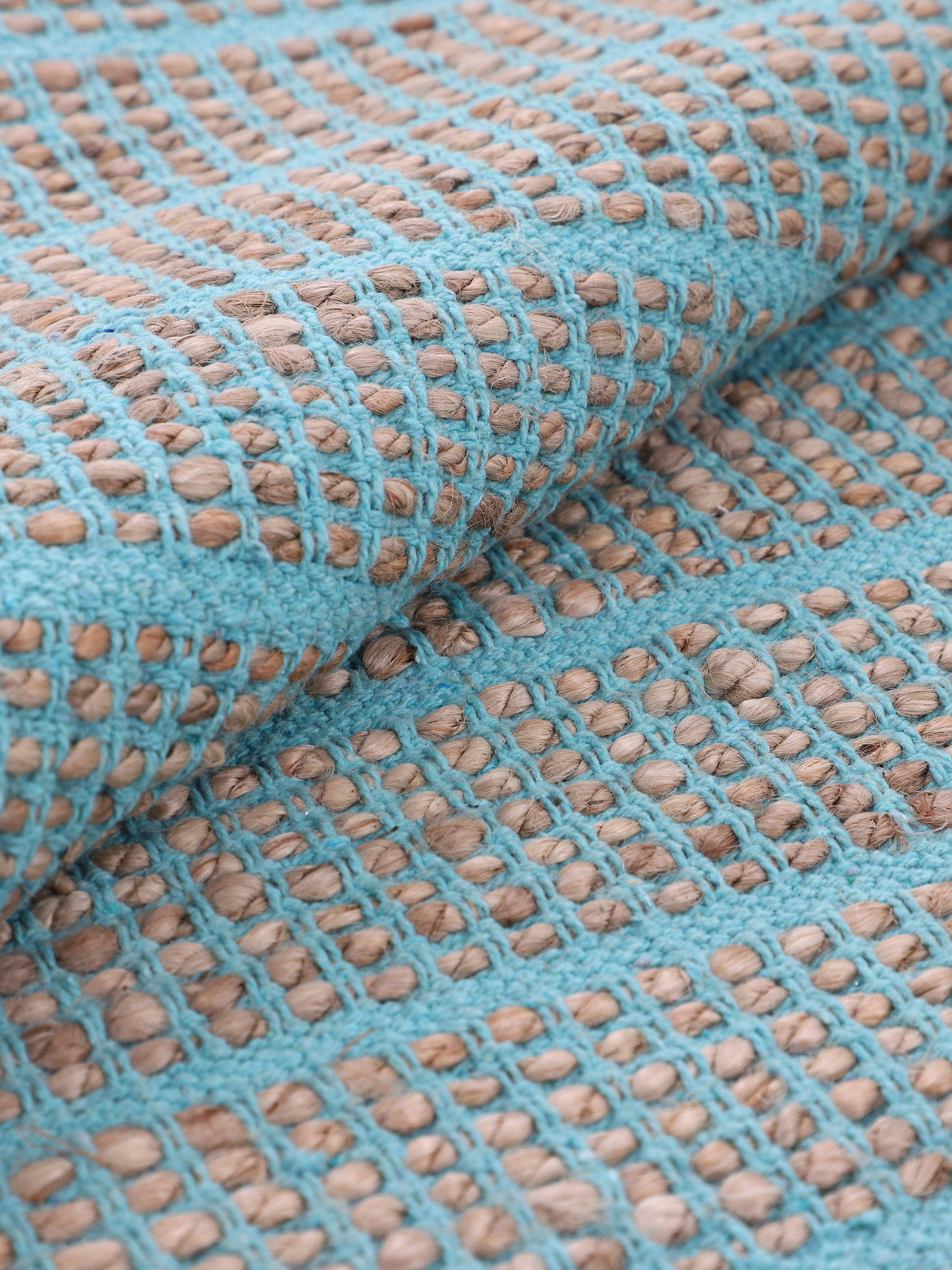 carpetfine Läufer »Lara«, rechteckig, 6 mm Höhe, Wendeteppich aus Jute/Baumwolle