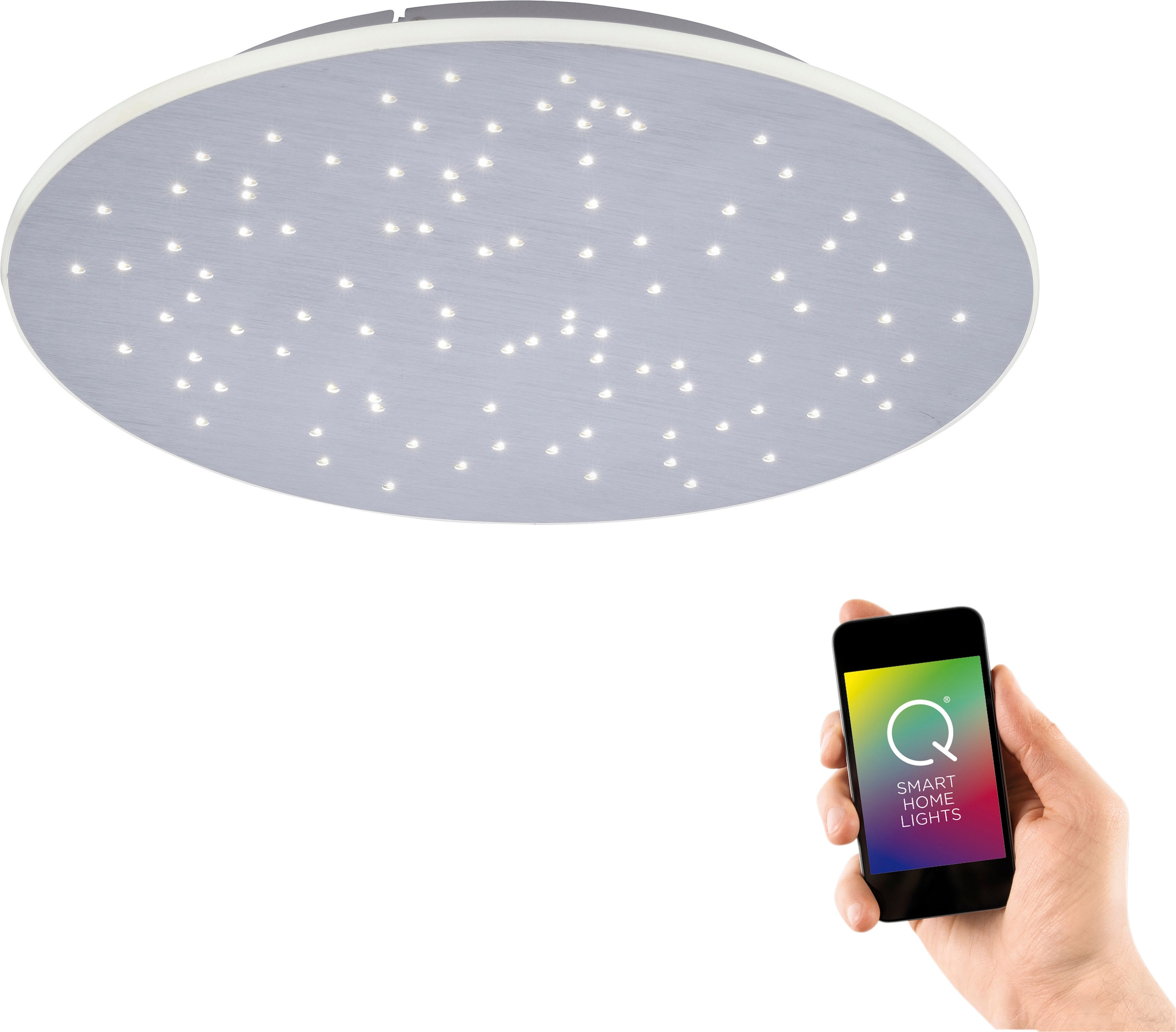 Neuhaus Q SMART HOME LIGHTS LED Deckenleuchte »Q-NIGHTSKY« LED-Board 1 Stk. warmweiß - kaltweiß
