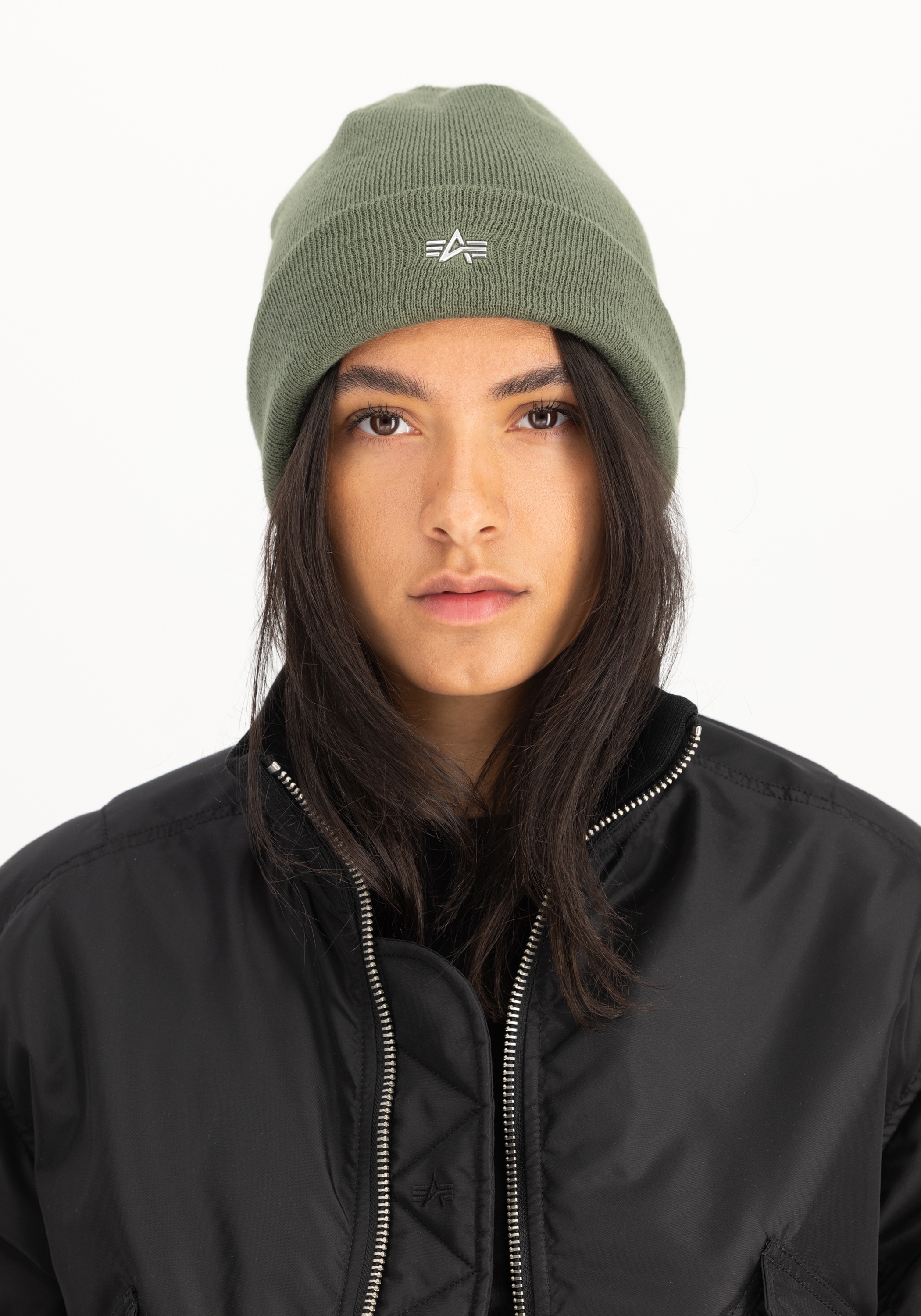 Alpha Industries Skimütze »Metal Logo Beanie«