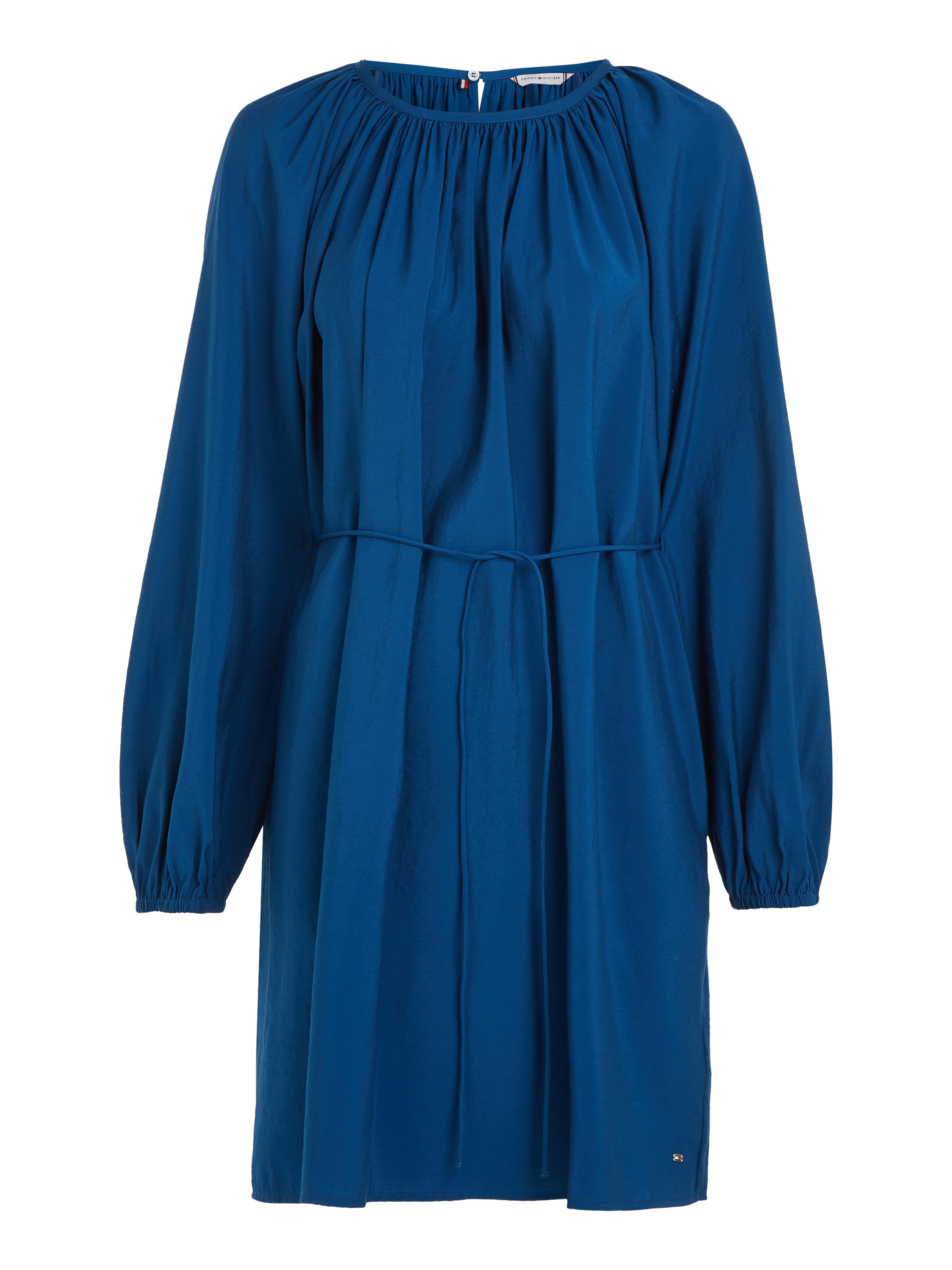 MODAL | Hilfiger für kaufen Tommy BAUR Blusenkleid mit »TEXTURED Taillenbund DRESS«, SHORT