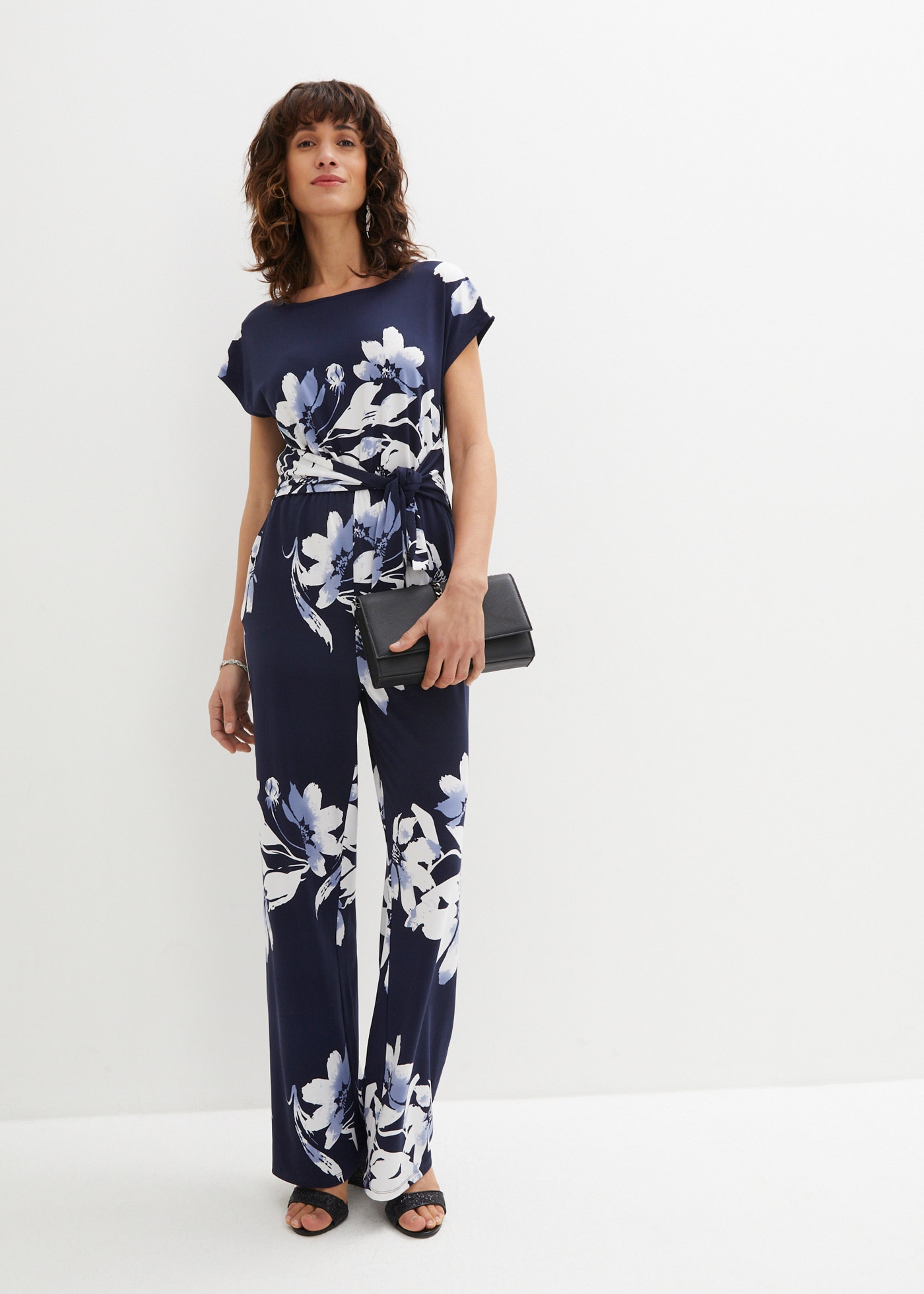 bonprix Jumpsuit »Jumpsuit mit Bindeband« Jumpsuit mit Bindeband