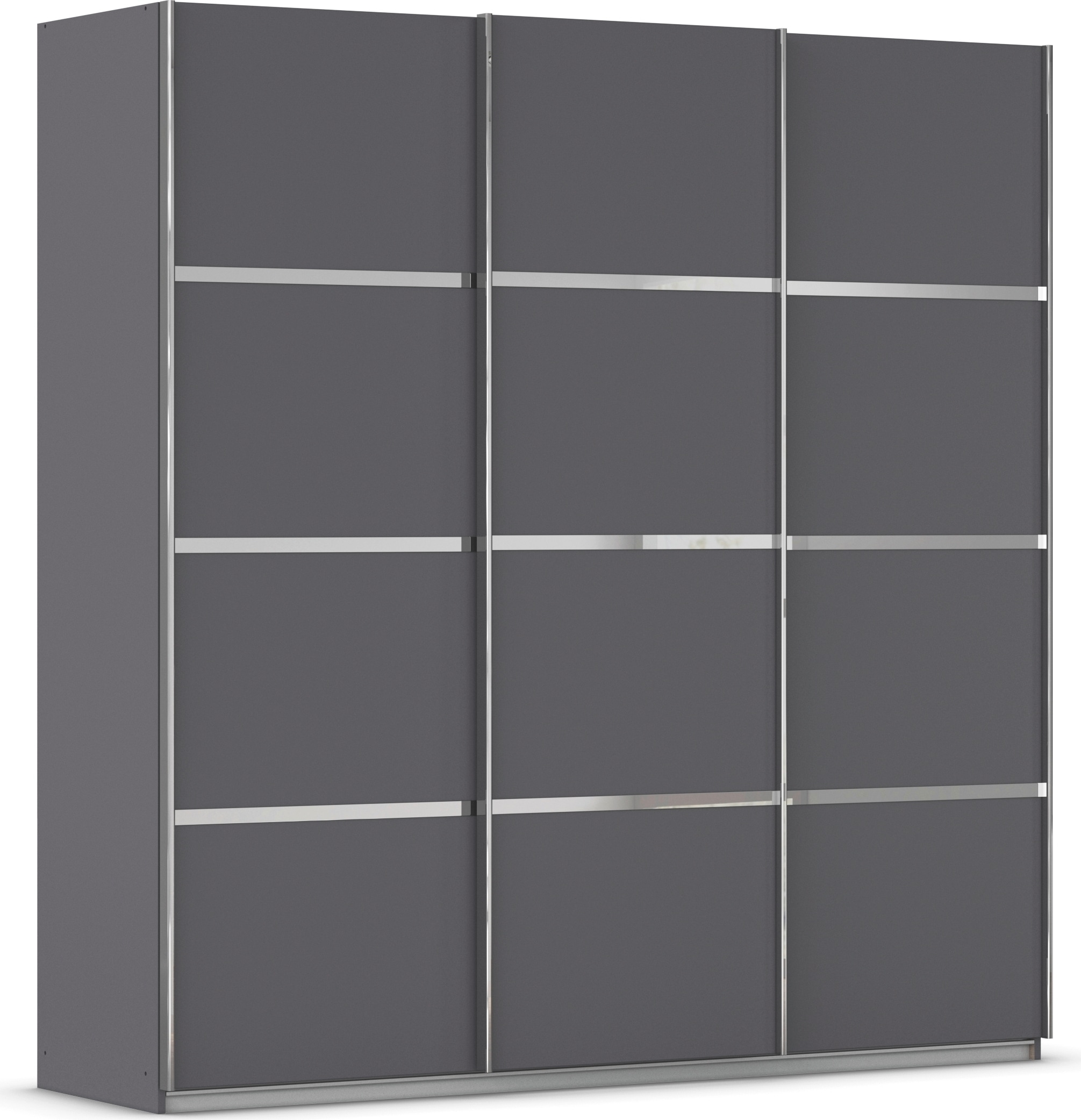 OTTO home Kleiderschrank "Mehrzweckschrank Aktenschrank Möbel Mietswohnung Schlafzimmer AVOLA" 3 verschiedene Ausstattungen BASIC/CLASSIC/PREMIUM (inkl. SOFT-CLOSE), mit eleganten Zierleisten in Chrom, Schwarz oder Weiß MADE IN GERMANY