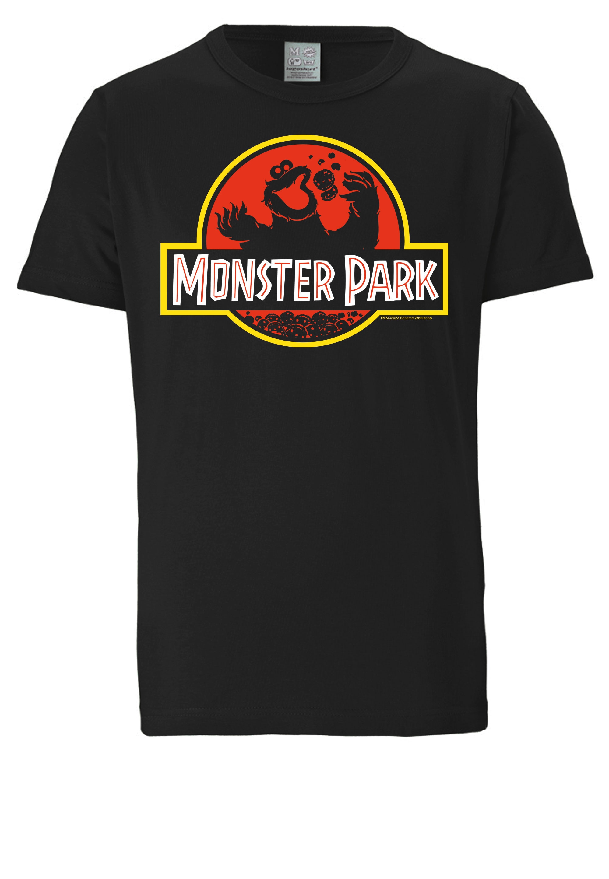 LOGOSHIRT T-Shirt »Cookie Monster - Monster Park«, mit lizenziertem Print