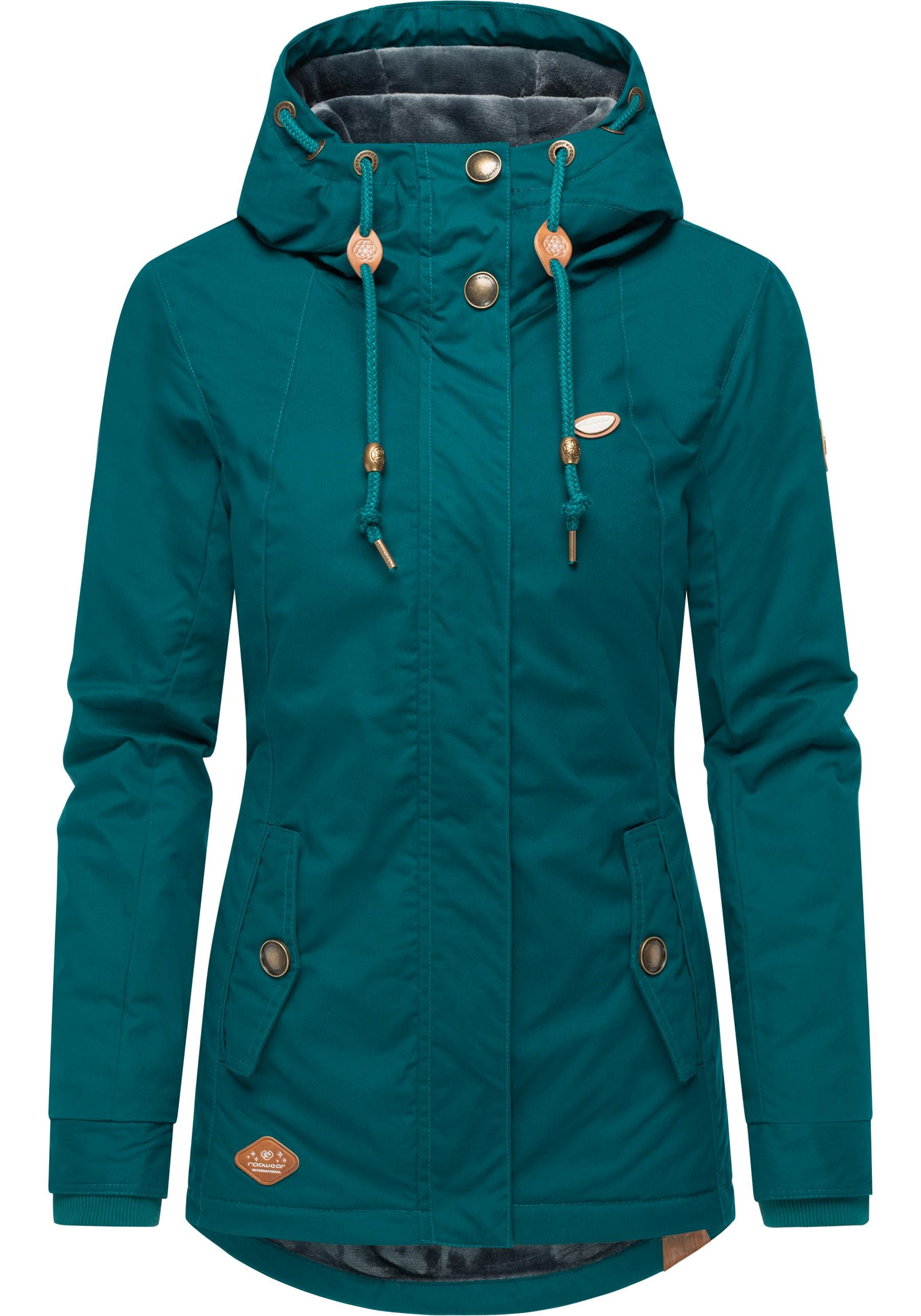 Ragwear Winterjacke »Monade« mit Kapuze Damen Winterparka mit Kapuze und m. Fleece gefüttert