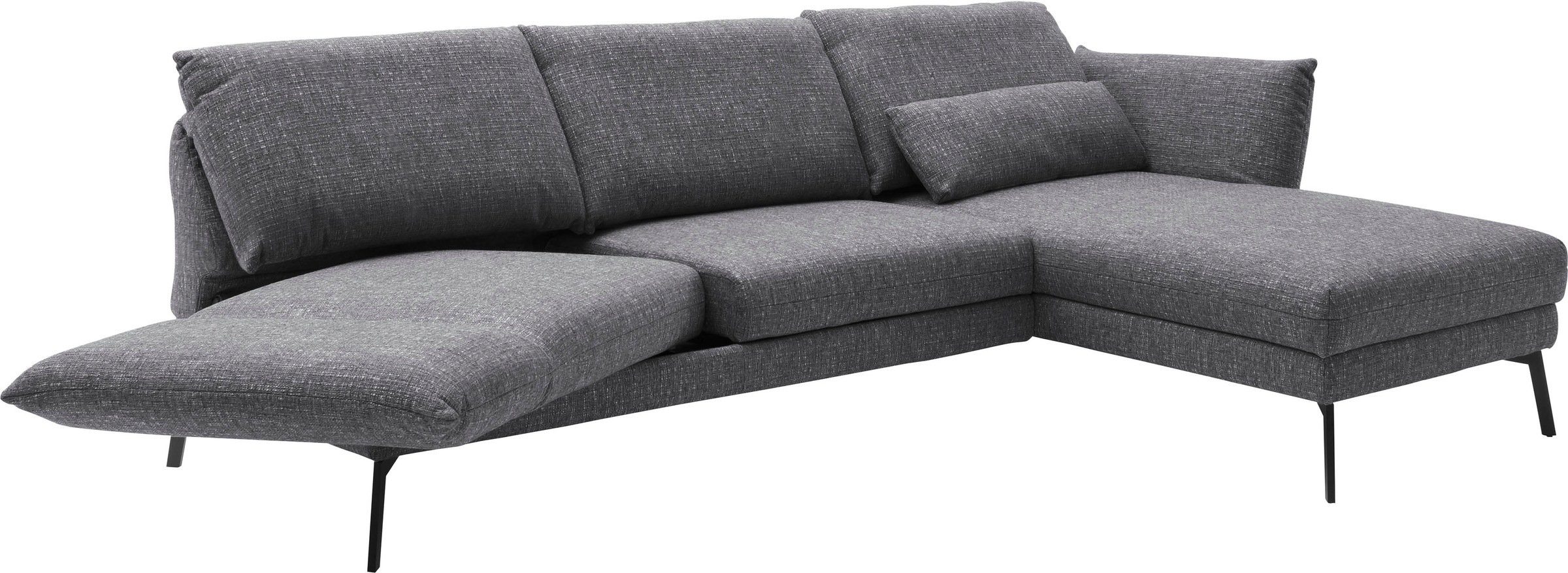 SCHÖNER WOHNEN-Kollektion Ecksofa »Spin L-Form«, Drehsitz-Funktion, USB-Anschluss, Armlehnfunktion, Rückenverstellung