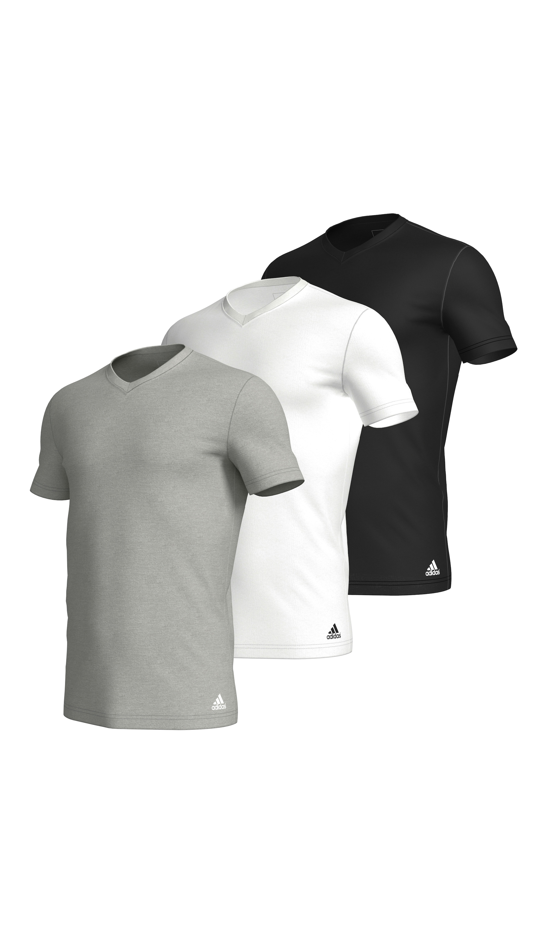 T-Shirt »"Active Flex Cotton"«, mit V-Ausschnitt und legerer Passform