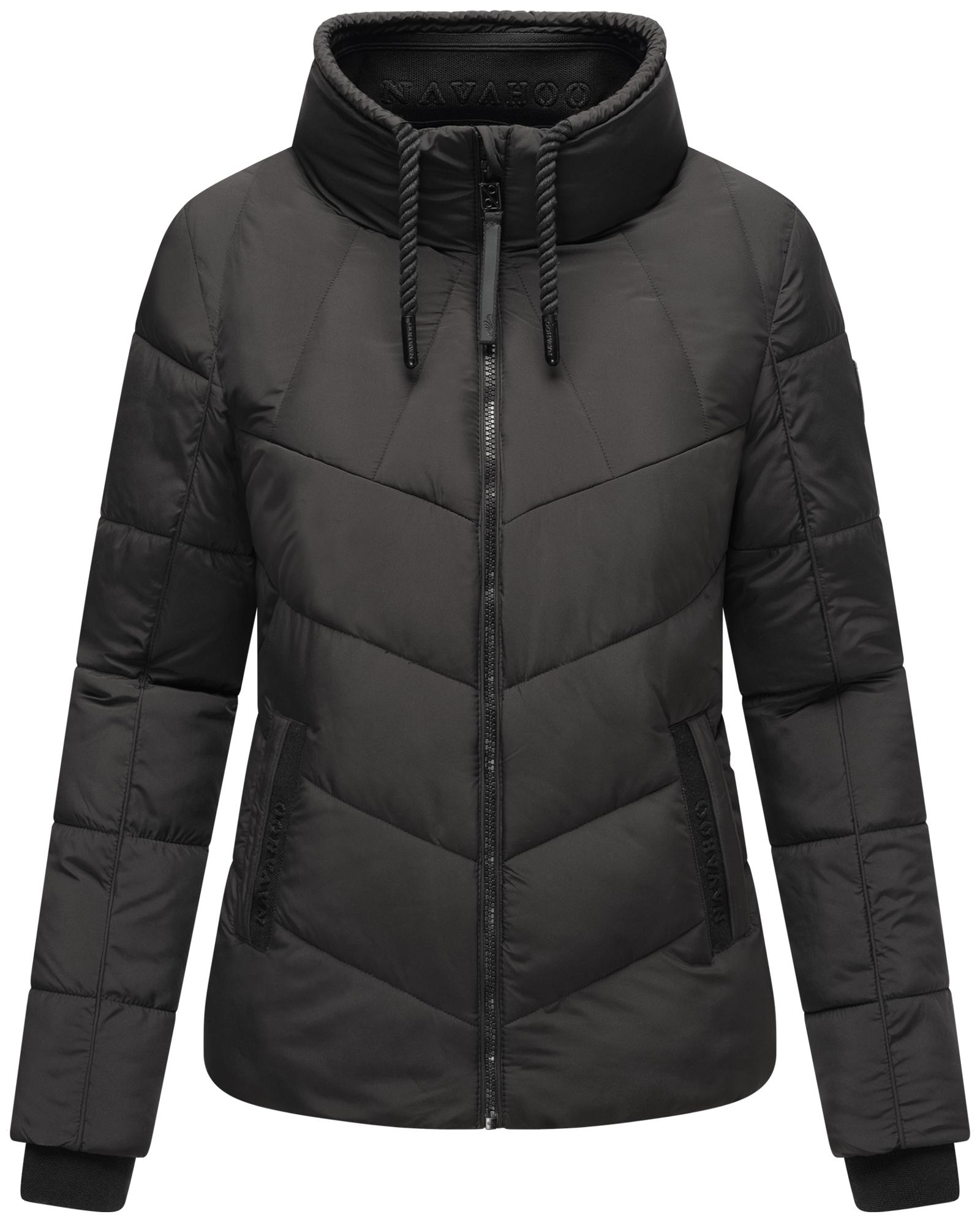 Navahoo Steppjacke "Liebesfee 14" ohne Kapuze gesteppte Damenjacke mit wattiertem Stehkragen