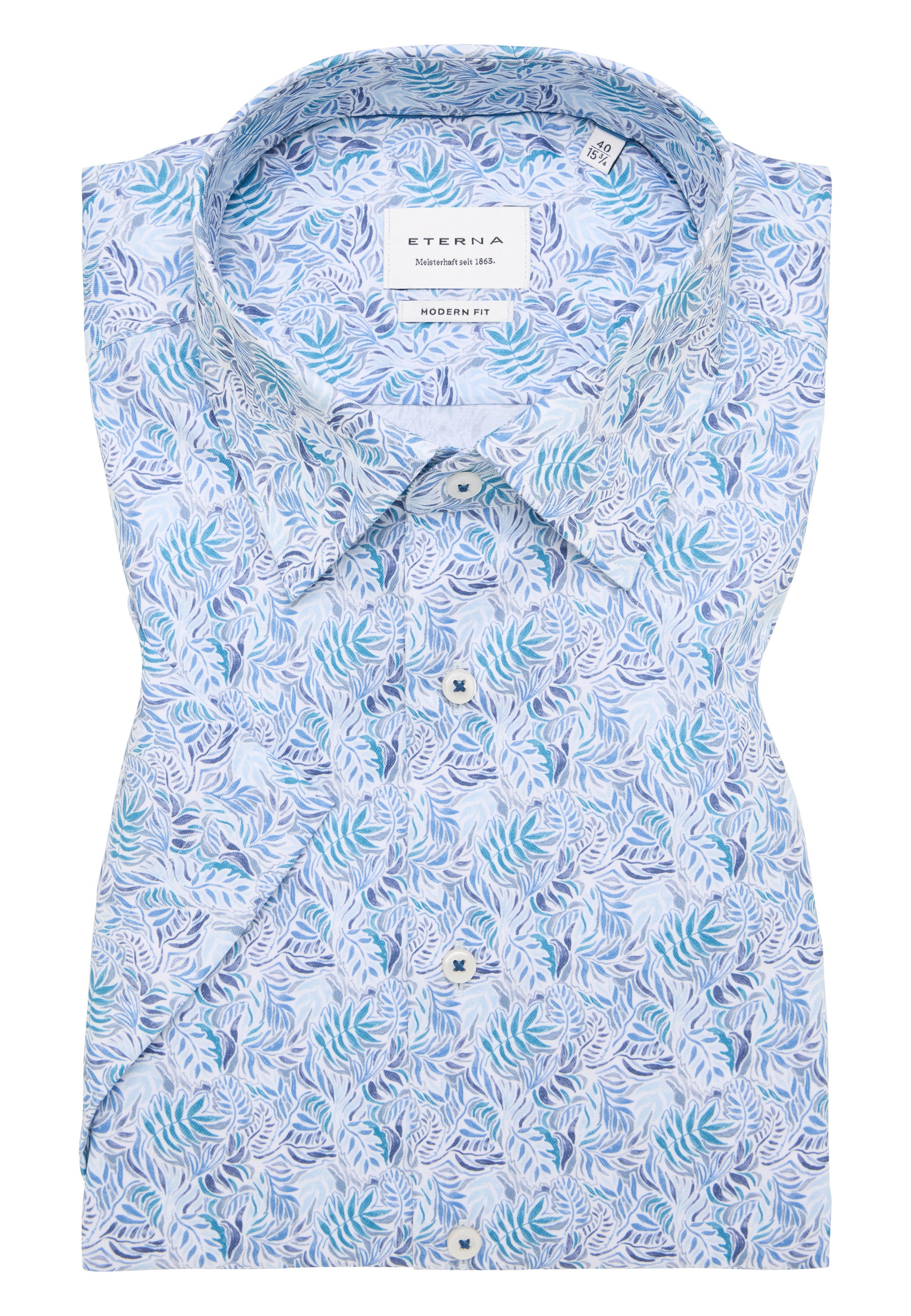 Eterna Kurzarmhemd »MODERN FIT«, NON IRON (bügelfrei)