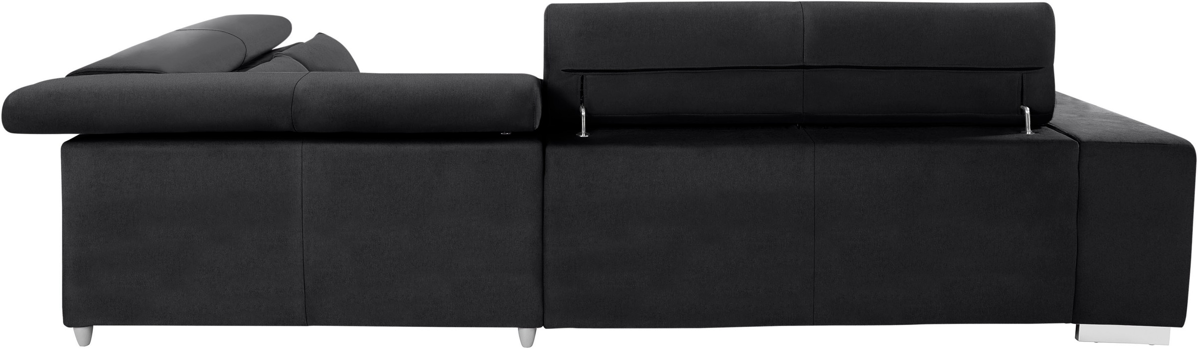 COTTA Ecksofa »Orion L-Form«, mit Kopfteilverstellung & 5 Nierenkissen
