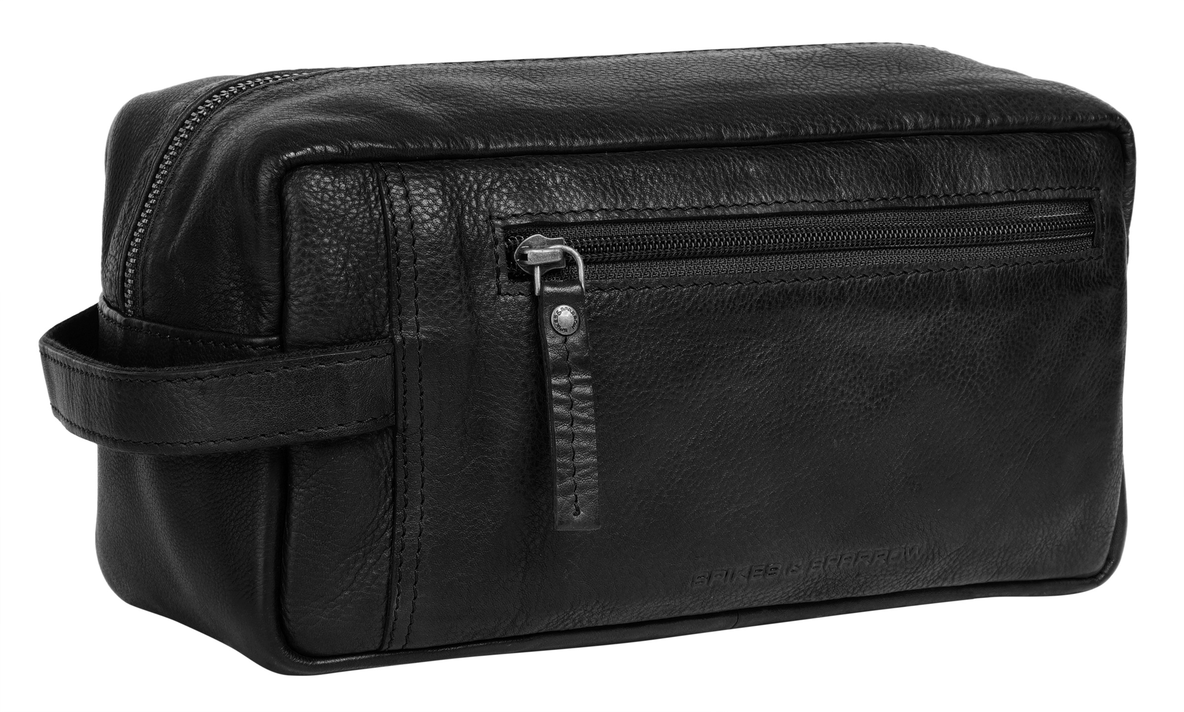 Spikes & Sparrow Kulturbeutel "TOILETRY BAG" echt Leder günstig online kaufen