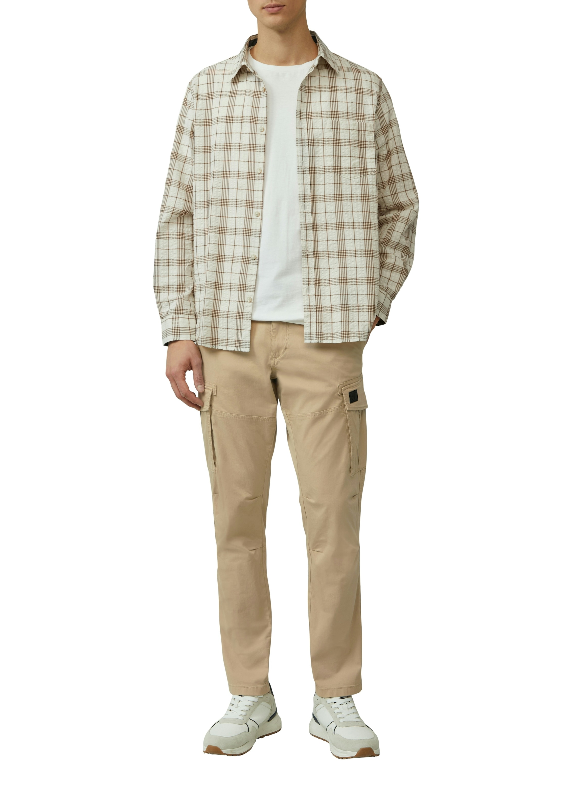 s.Oliver Cargohose  mit Garment Dye und Straight Leg