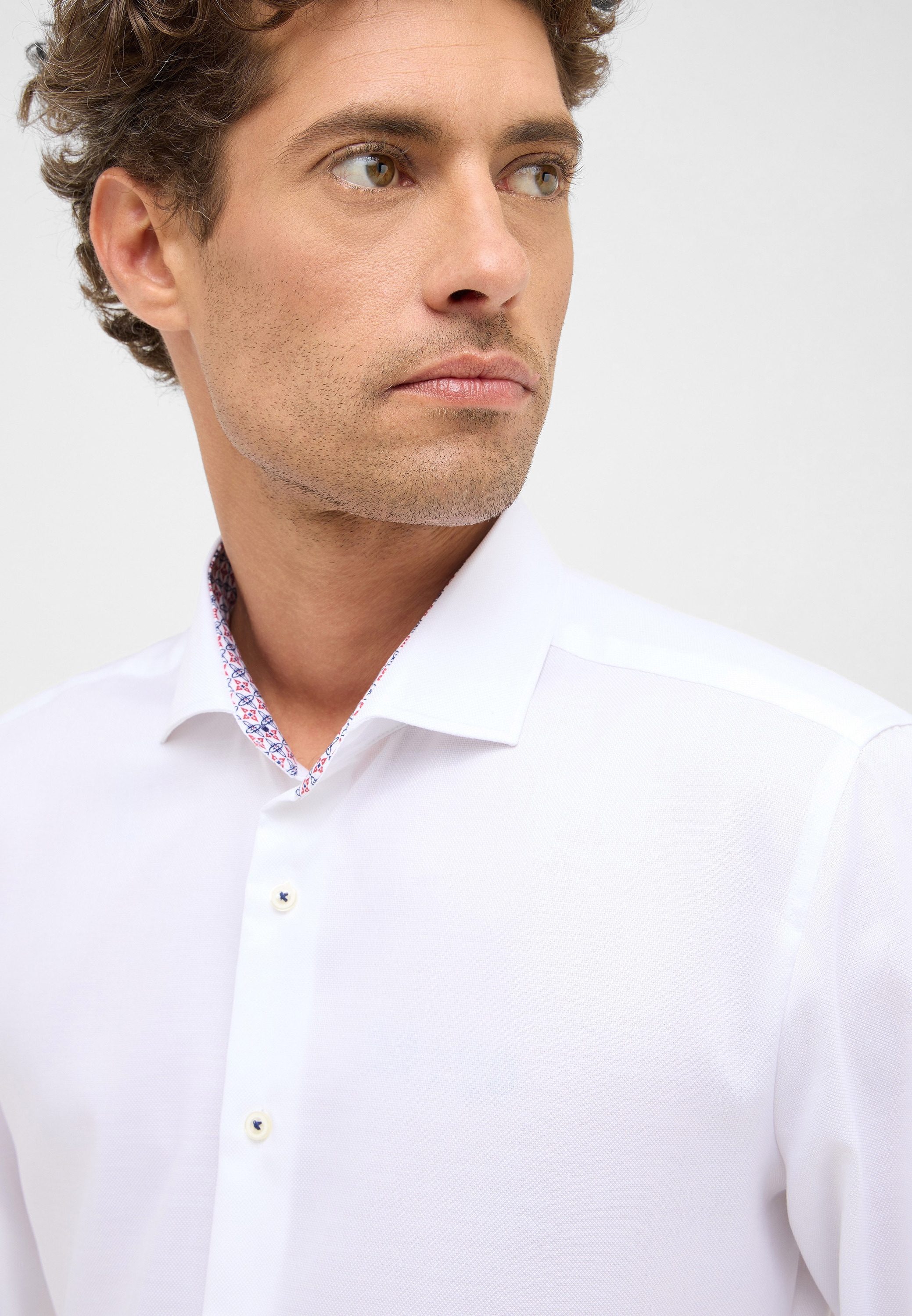 Eterna Langarmhemd »SLIM FIT«, EASY IRON (bügelleicht)